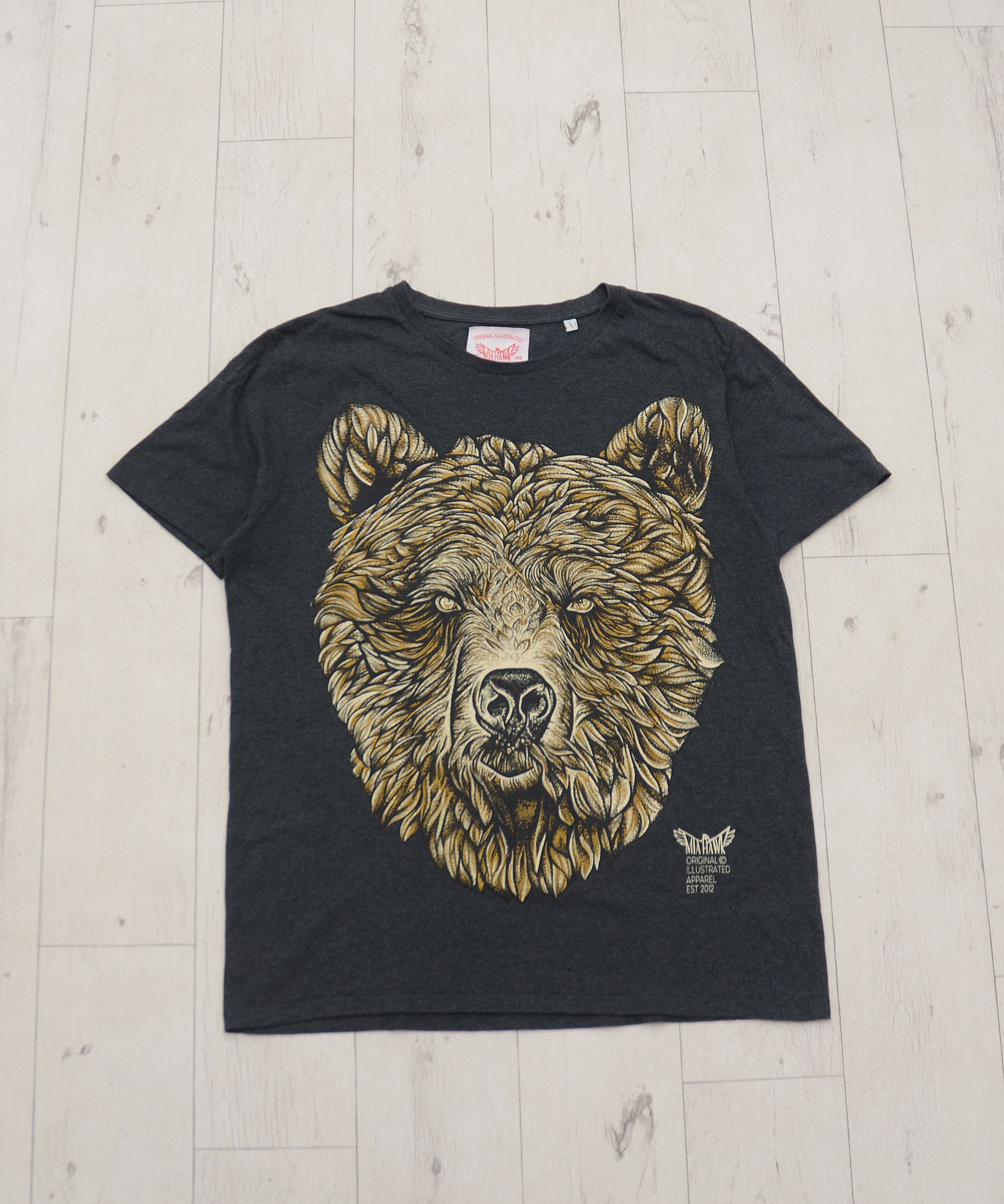 The Mountain × Vintage Mia Hawk Merch T-shirt Animal Tee Wolf Tie Dye Save Nature Size US L / EU 52-54 / 3 - 1 Thumbnail