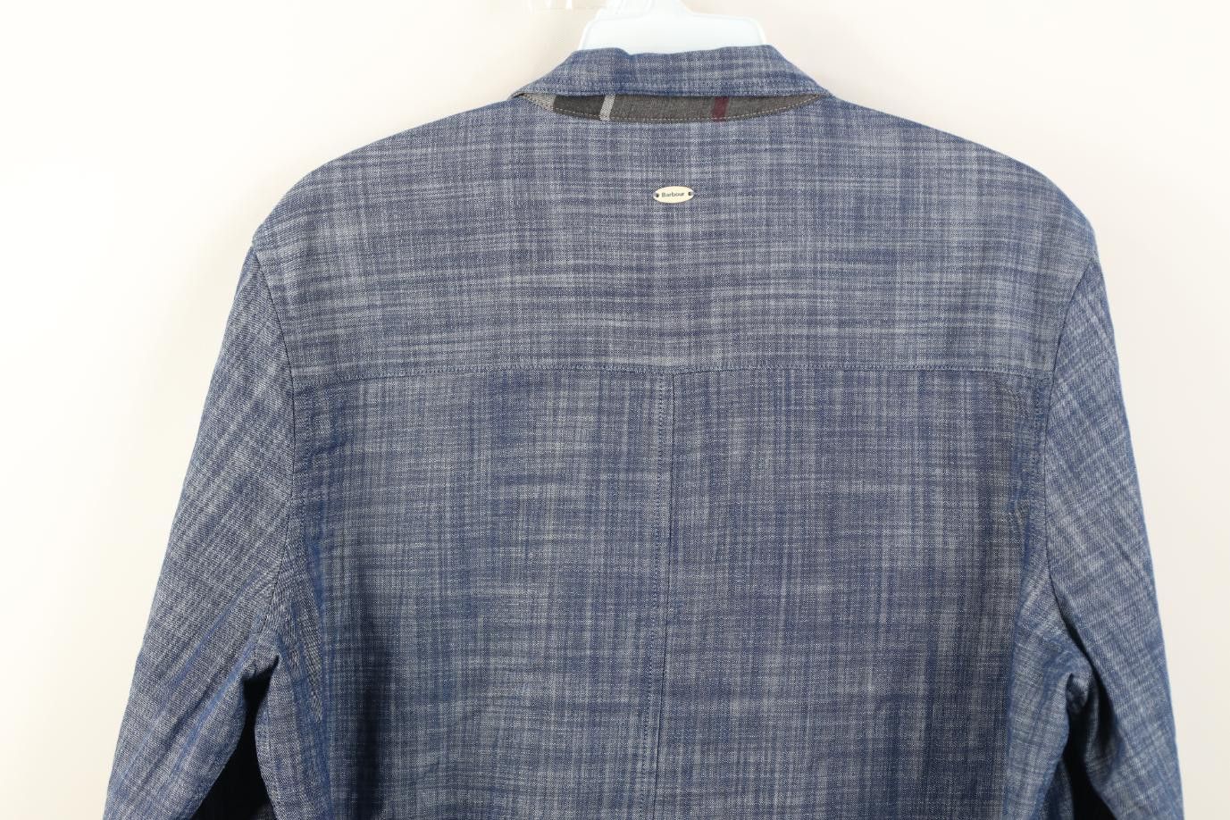 Barbour Barbour Winter Tartan Chambray Collared Button Shirt Blue Size M / US 6-8 / IT 42-44 - 14 Thumbnail