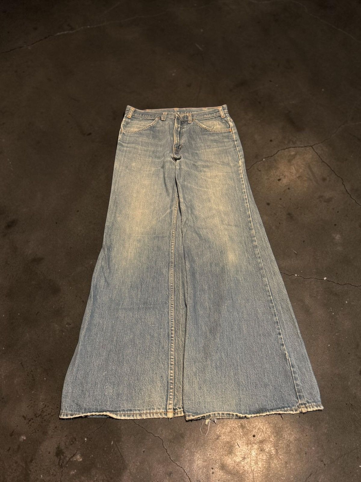 Levi's 70's Orange Tab Vintage Flared Blue Levi's Size US 31 - 1 Thumbnail