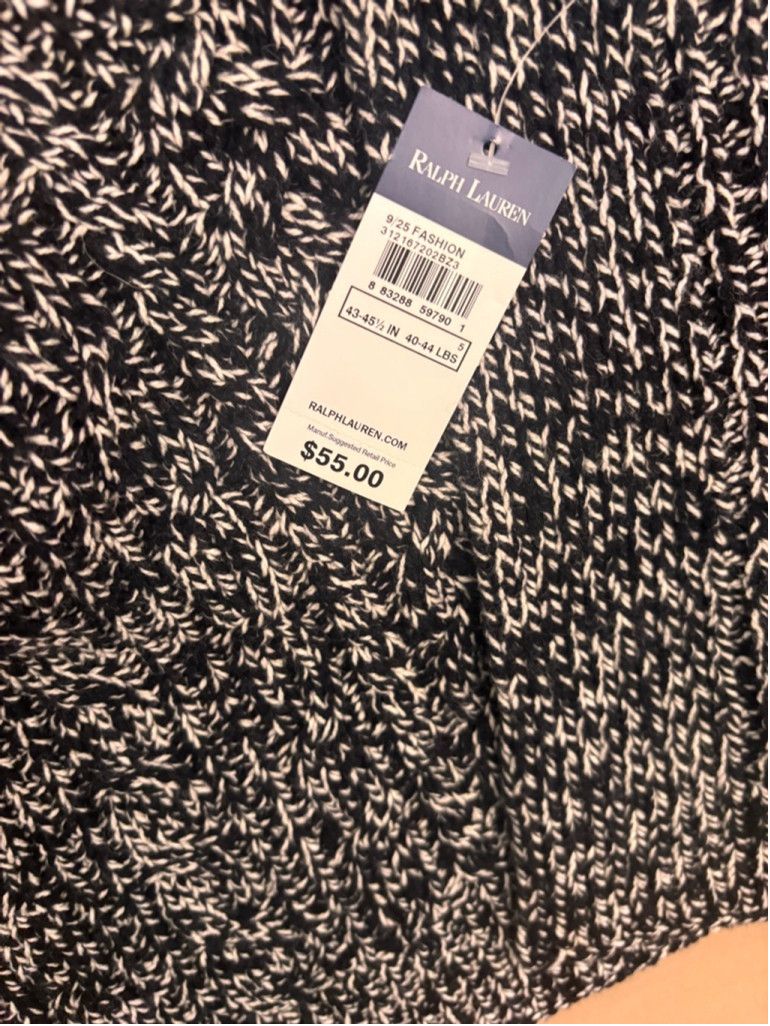 Ralph Lauren NWT Girls Ralph Lauren Cardigan Size 5 Black & White Knit Size XS / US 0-2 / IT 36-38 - 5 Thumbnail