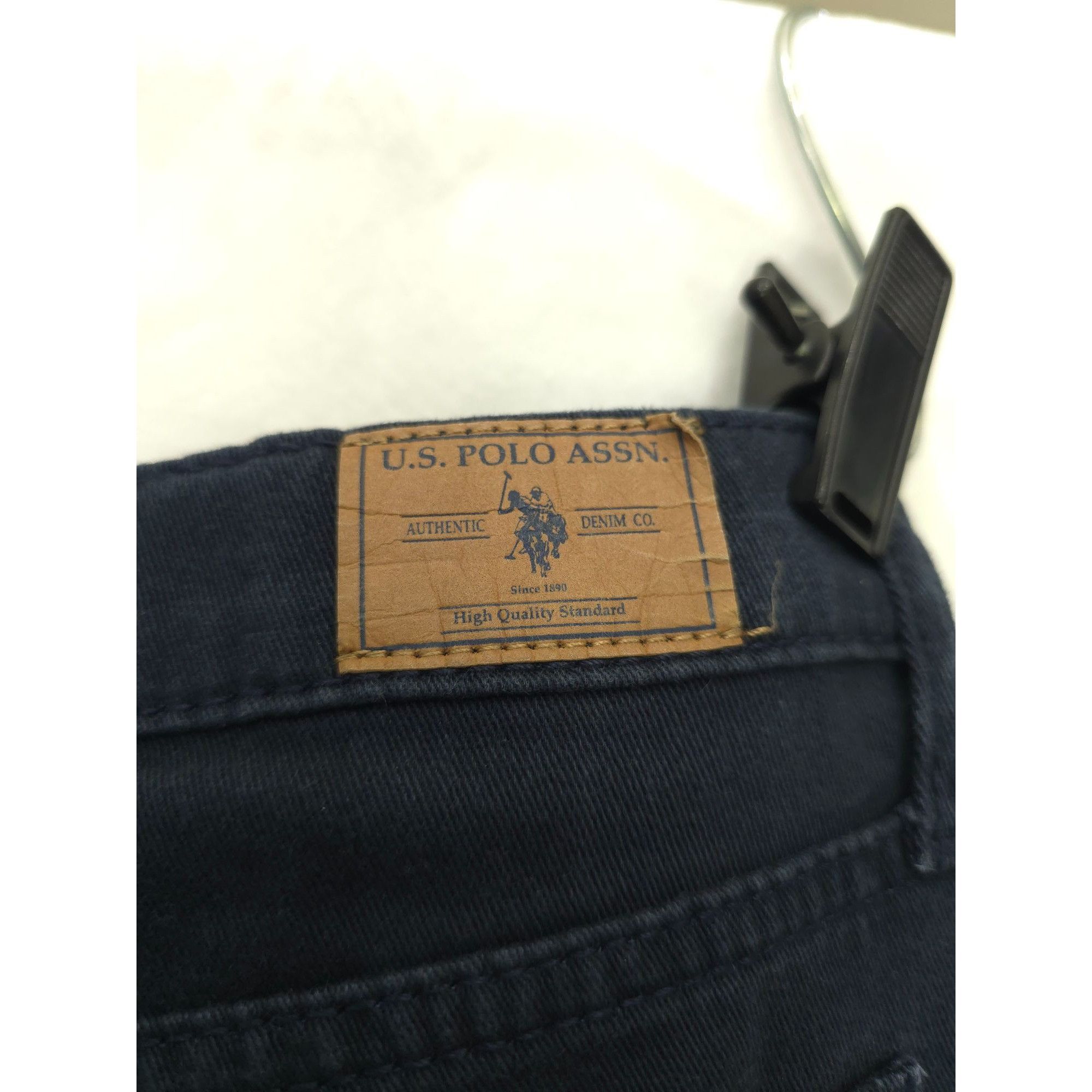 U.S. Polo Assn. U.S. Polo Assn. Womens Dark Blue Denim Jeans Size 14 Size 36" / US 14 / IT 50 - 5 Thumbnail