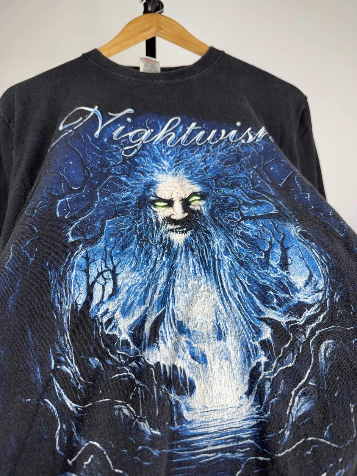 Band Tees 00s Nightwish Deeper Down Vintage Band Tee Symphonic Metal Size US M / EU 48-50 / 2 - 4 Thumbnail