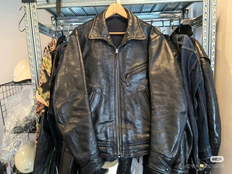 Freewheelers FREEWHEELERSTea Core Horse Skin Leather jacket 2503-Nextarr Size US XS / EU 42 / 0 - 1 Thumbnail