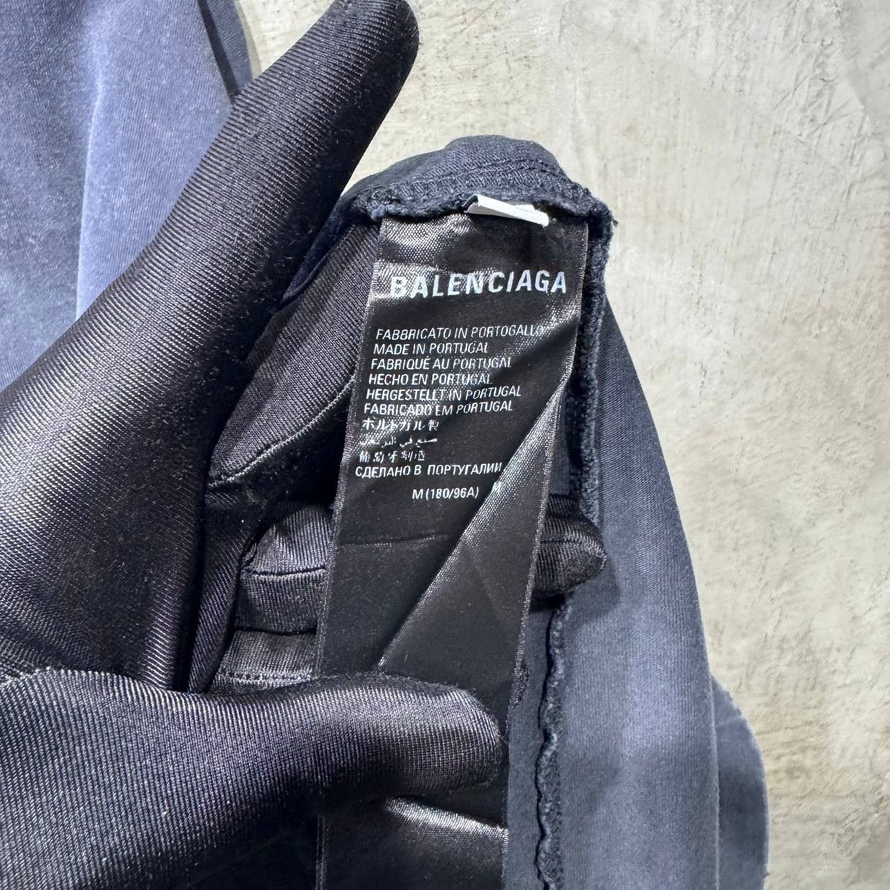 Balenciaga Balenciaga Property Vintage washed distressed tee Size US L / EU 52-54 / 3 - 12 Thumbnail