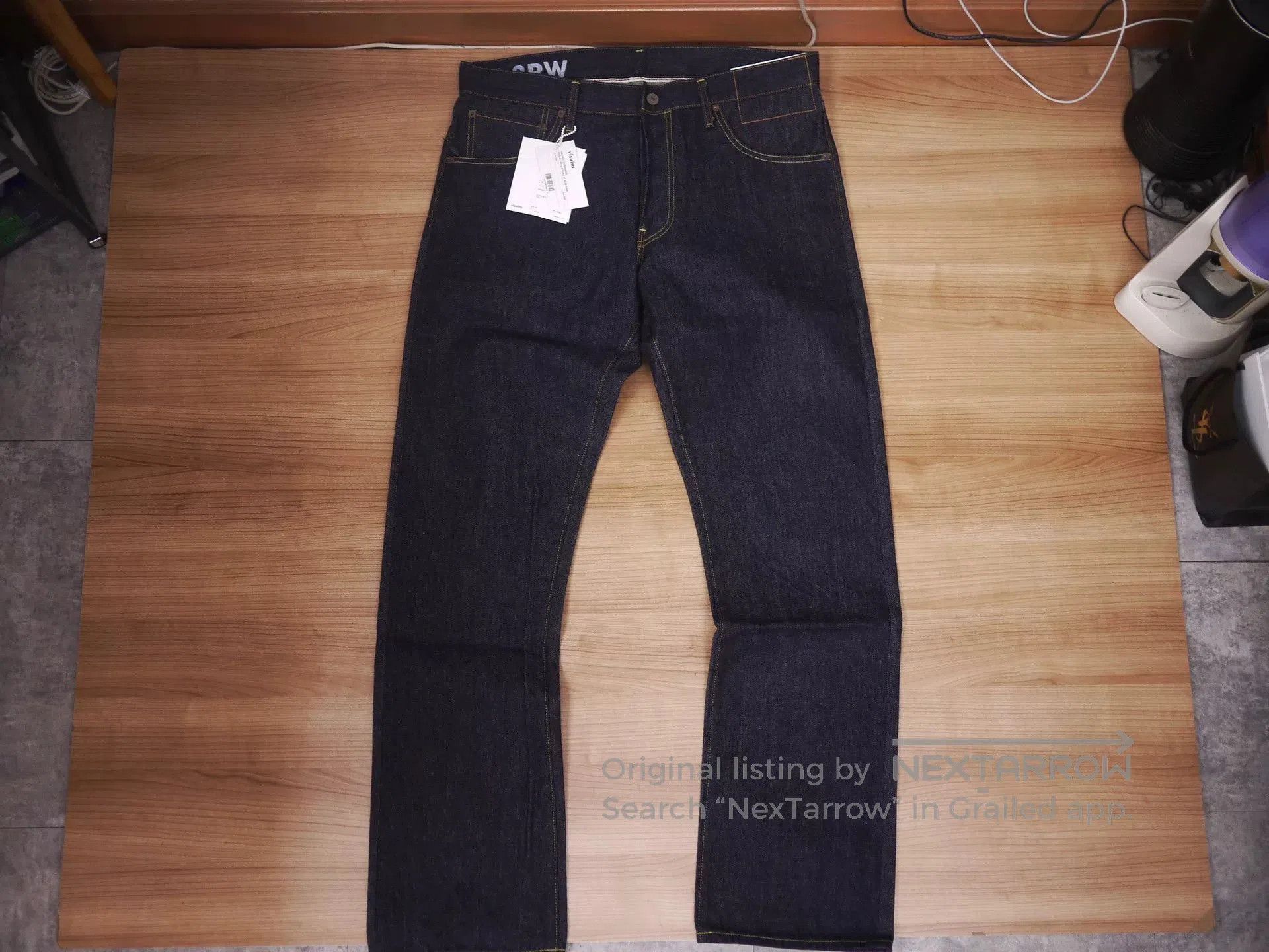 Visvim visvim social sculpture raw 01slim jeans. Size US 34 / EU 50 - 1 Thumbnail
