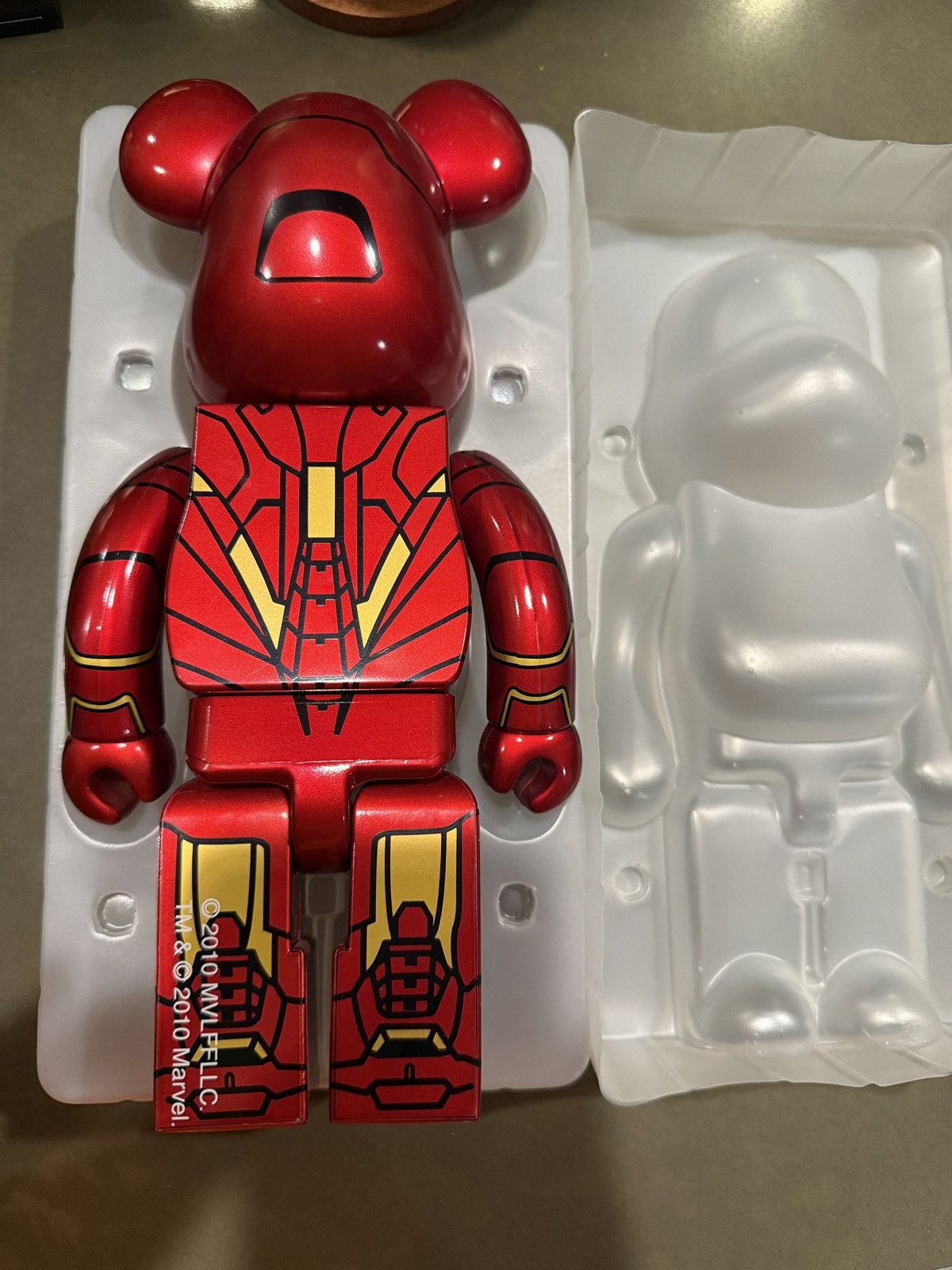 Medicom Toy MEDICOM 400% BEARBRICK IRON MAN MARK VI RARE LIMITED EDITION Size ONE SIZE - 2 Thumbnail