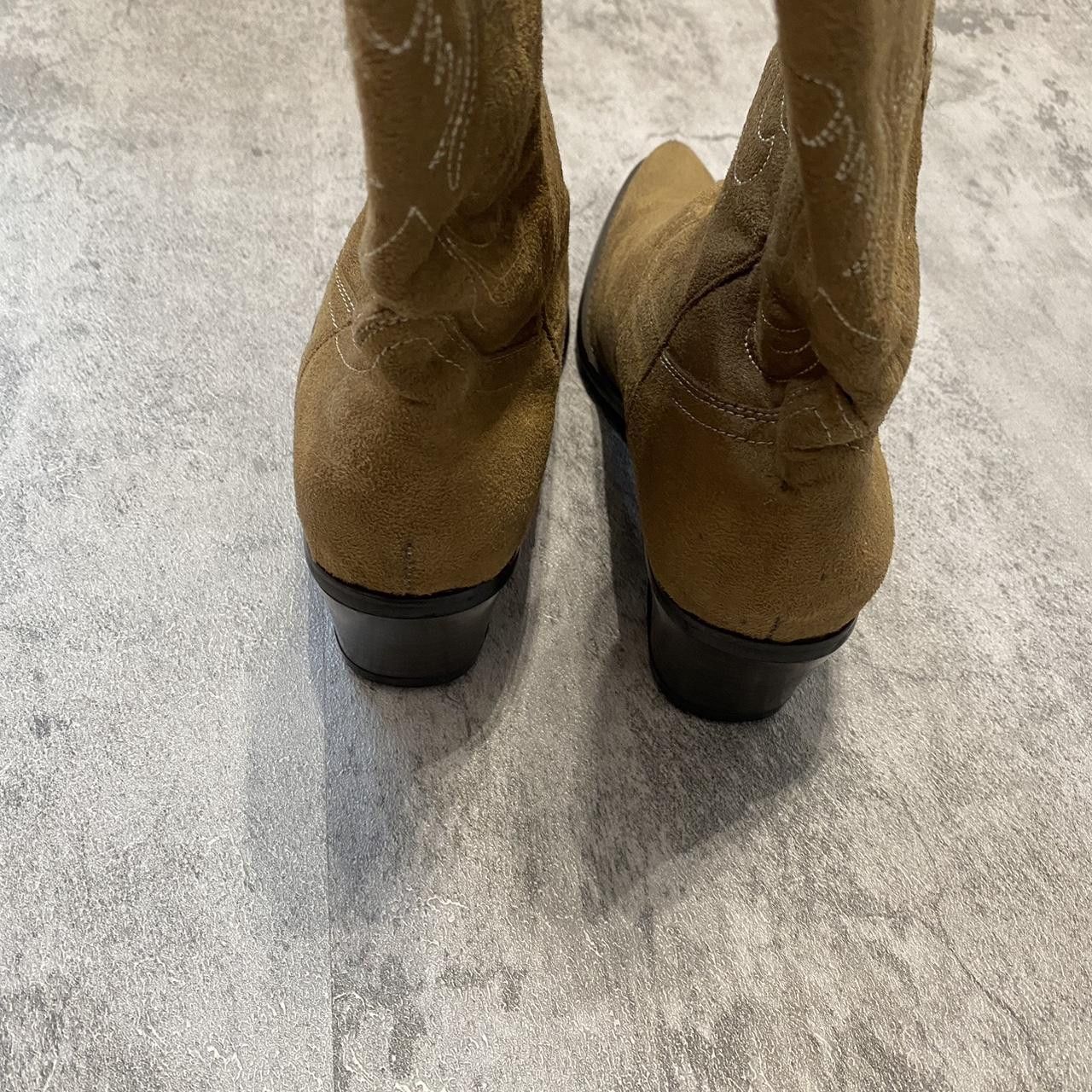 Other Tan suede cowboy boots with a western vibe Size US M / EU 48-50 / 2 - 4 Thumbnail