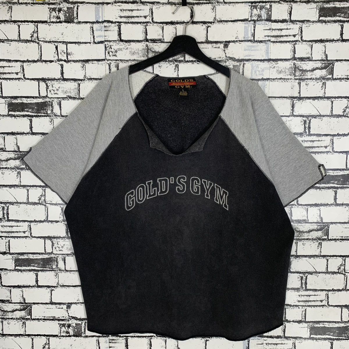 Vintage Vintage Gold Gym Workout Sweatshirt Size US L / EU 52-54 / 3 - 1 Thumbnail