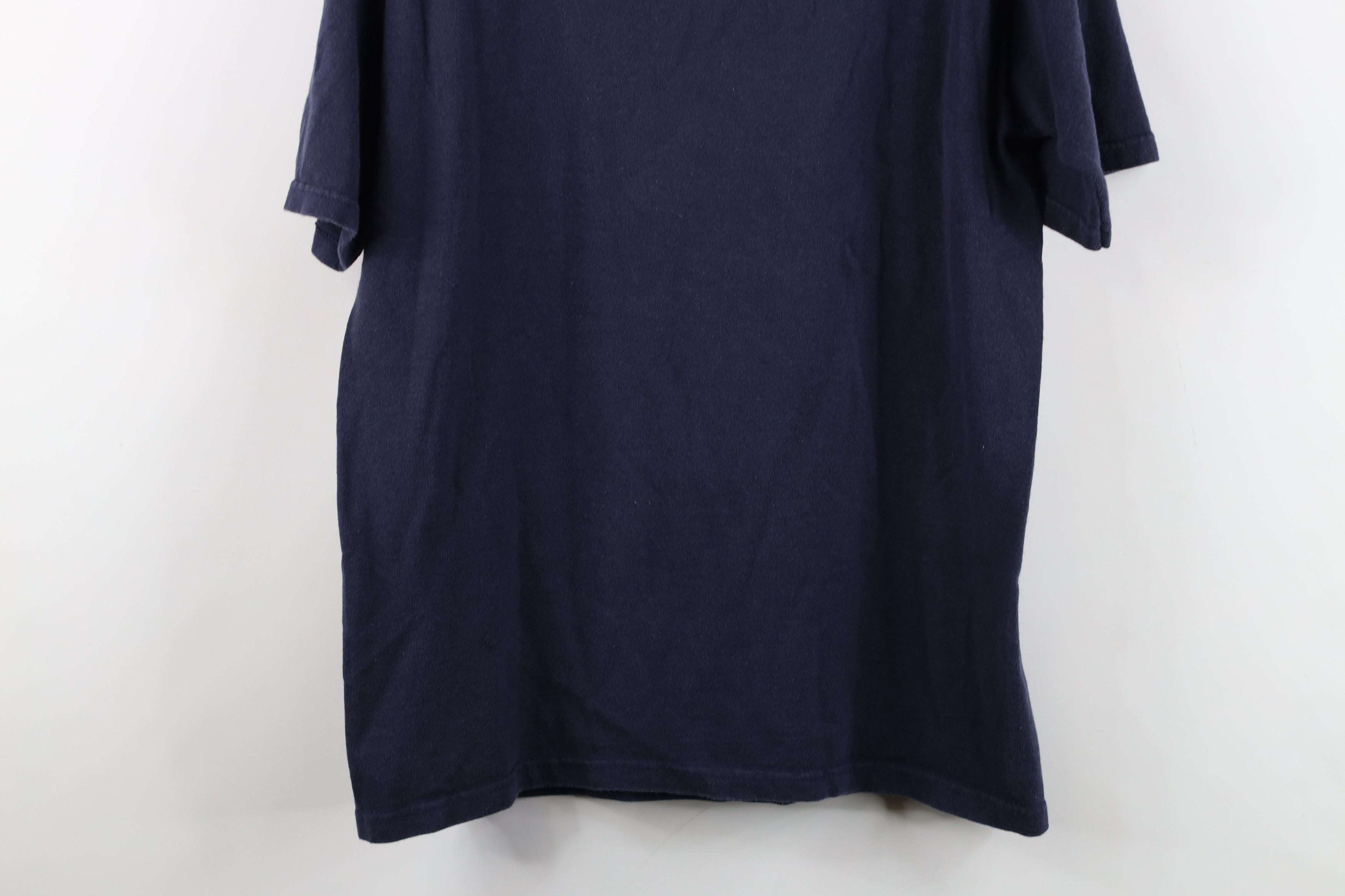 Vintage Vintage 90s Streetwear Blank Heavyweight Henley T-Shirt Blue Size US M / EU 48-50 / 2 - 13 Thumbnail