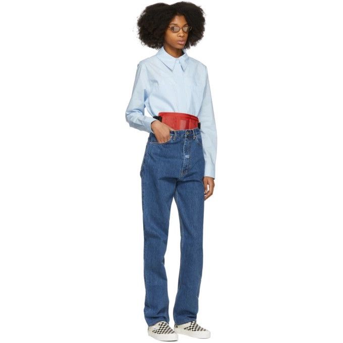 Martine Rose Martine Rose Indigo Blue Jeans Size US 34 / EU 50 - 11 Thumbnail