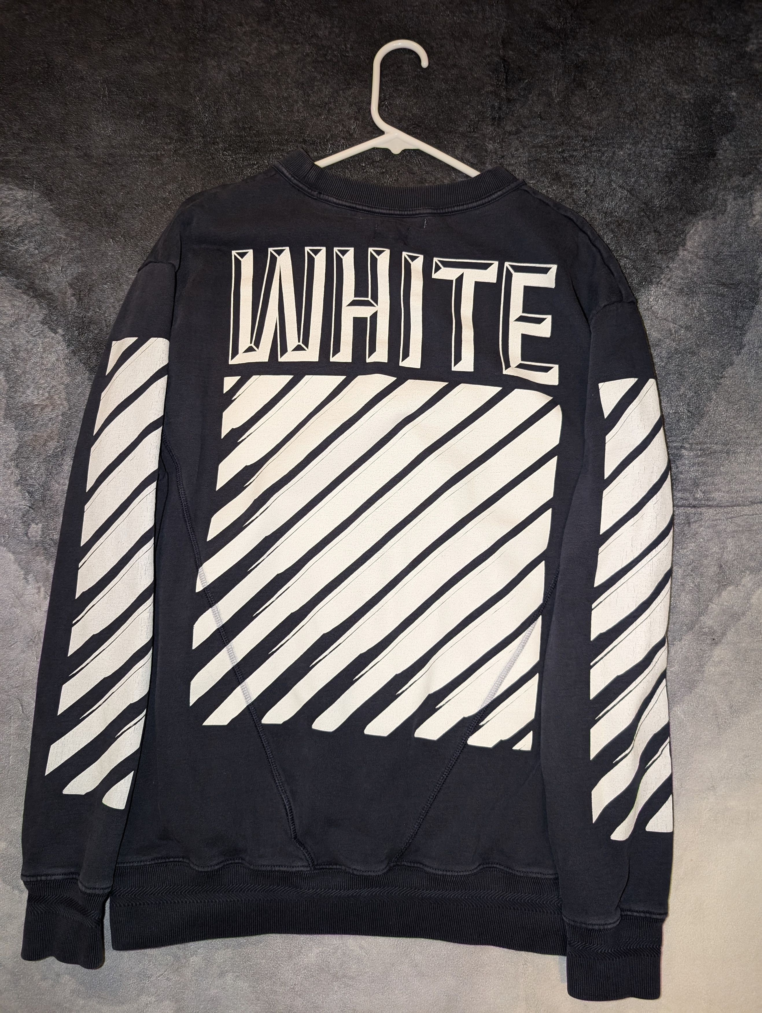 Off white diagonal sweatshirt hotsell