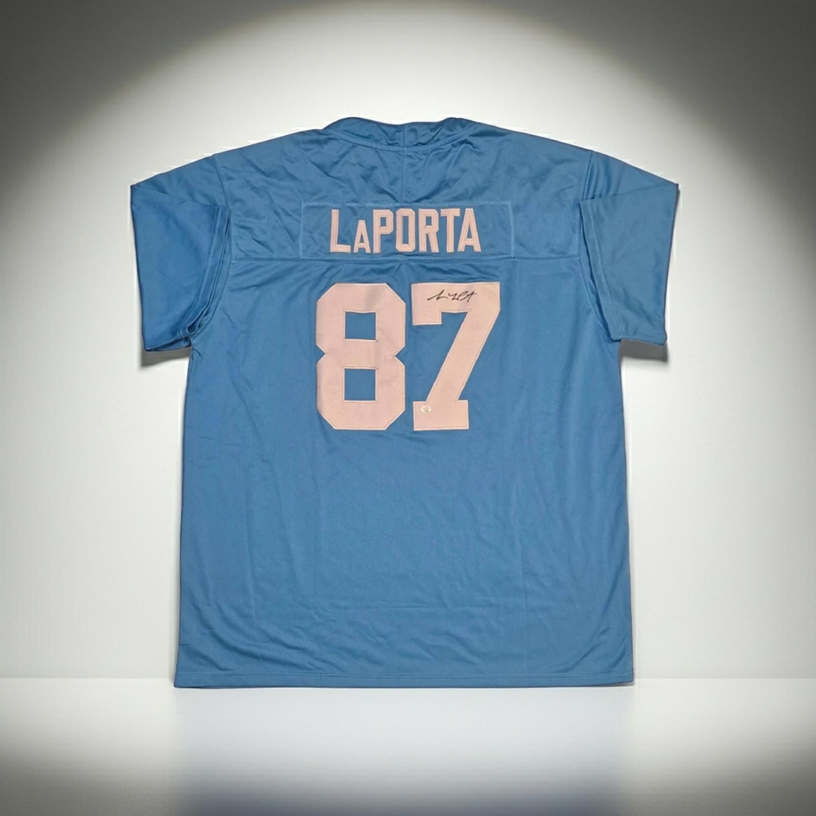 Other Sam LaPorta Detroit Lions autographed football jersey COA Size ONE SIZE - 1 Thumbnail