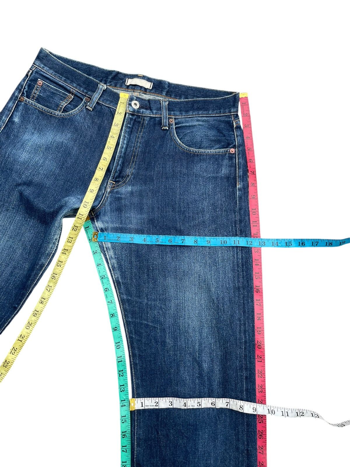 Japanese Brand × Uniqlo Uniqlo Selvedge Denim Size US 35 - 13 Thumbnail