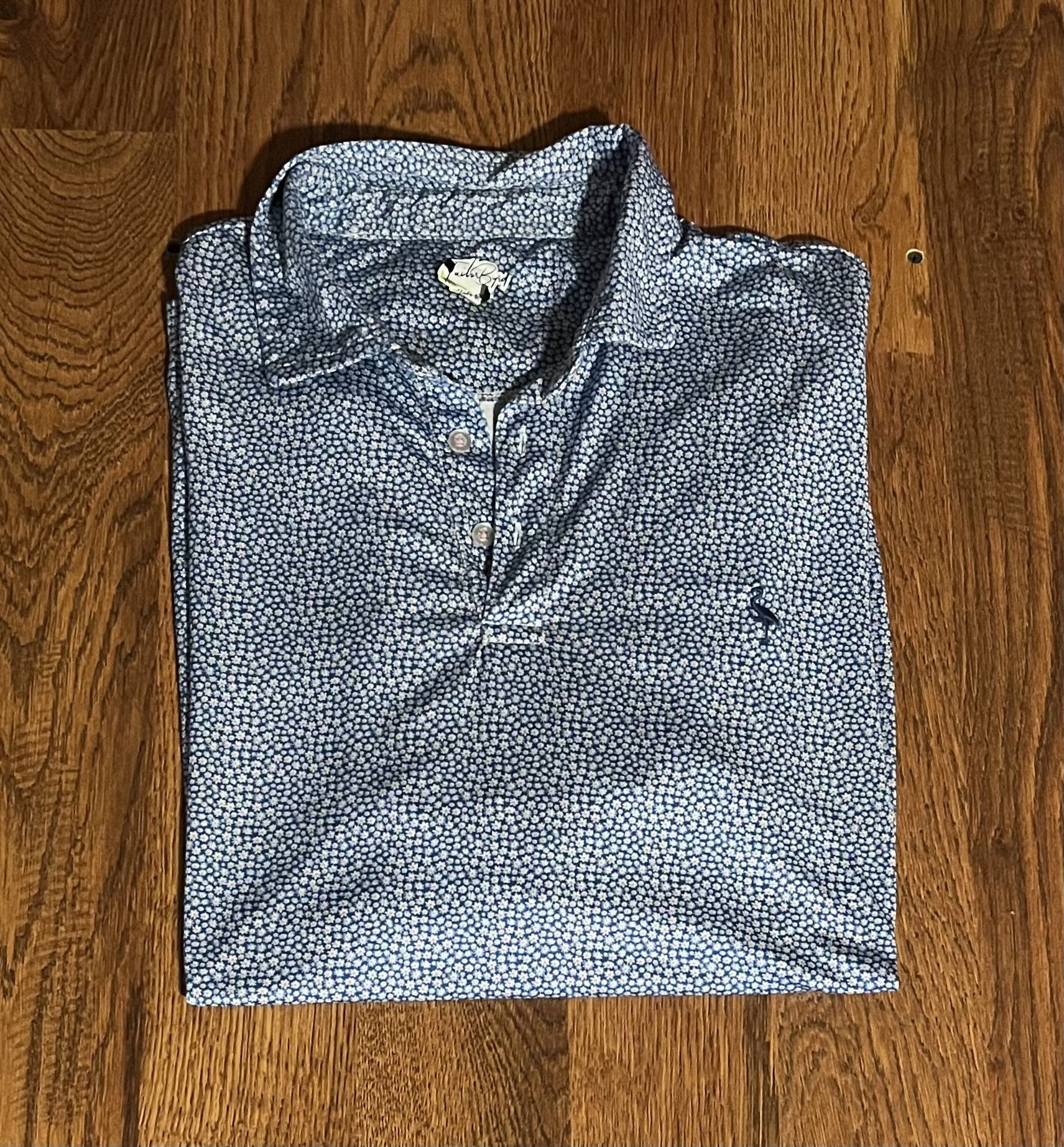 Tailorbyrd TailorByrd Golf Polo Shirt Ditsy Floral Print Short Sleeve Size US XL / EU 56 / 4 - 1 Thumbnail