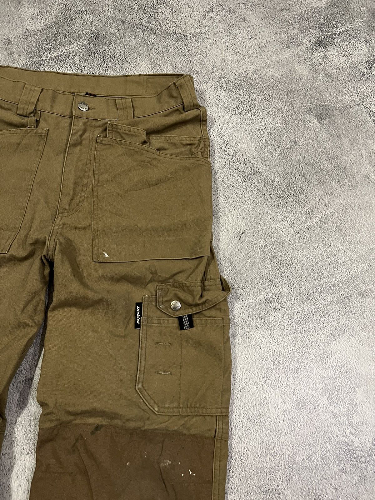 Dickies × Vintage Vintage Y2k Dickies Thrashed Faded Work Multi Pocket Jeans Size US 30 / EU 46 - 7 Thumbnail