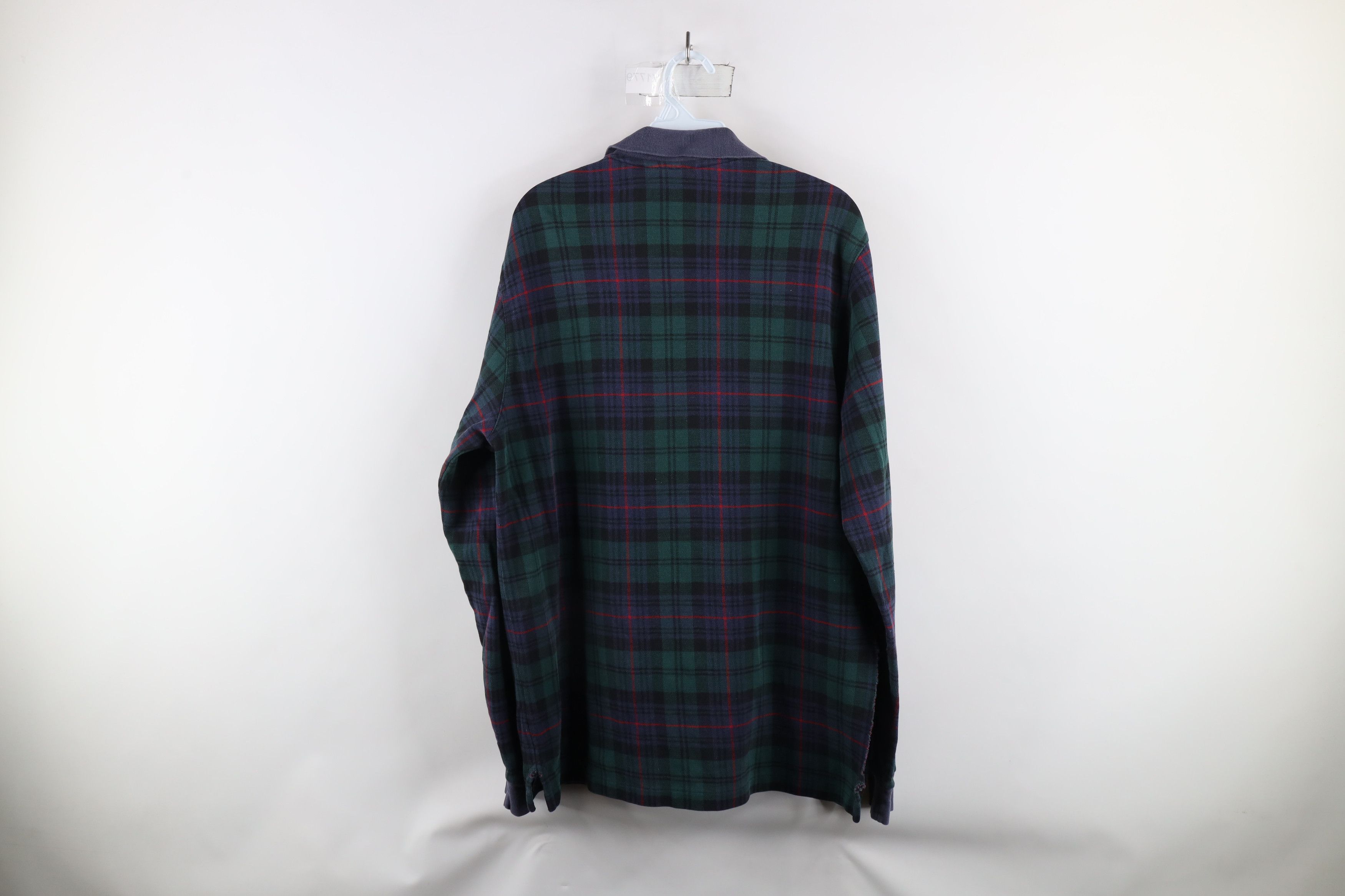 Lands' End × Vintage Vintage 90s Lands End Long Sleeve Rugby Polo Shirt AS IS Size US L / EU 52-54 / 3 - 12 Thumbnail