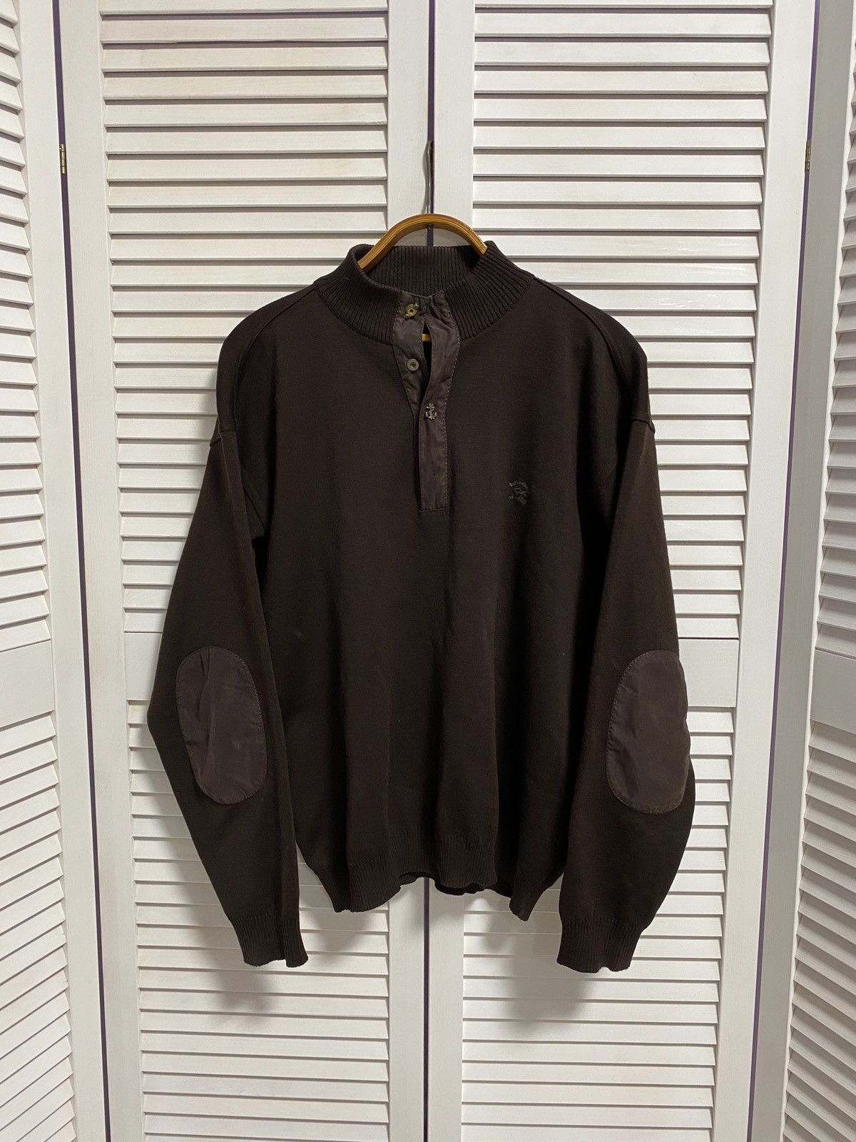 Paul & Shark × Vintage 😍 Vintage Paul Shark Zip Up Sweater 1/3 Brown Logo Size US L / EU 52-54 / 3 - 1 Thumbnail