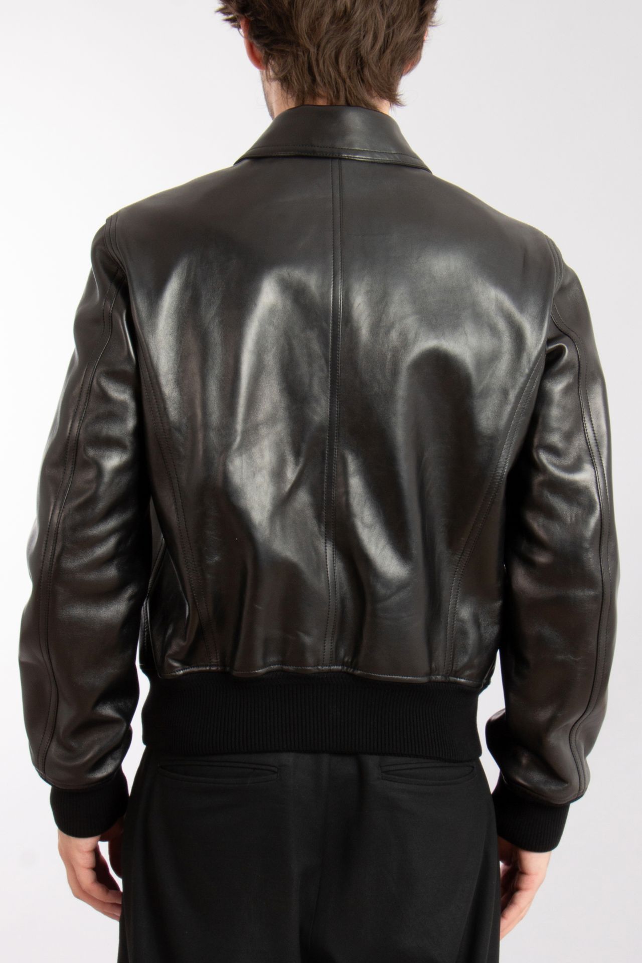 Tom Ford o1w1db10125 LBB004 Leather Jacket in Chocolate Brown Size US L / EU 52-54 / 3 - 3 Thumbnail