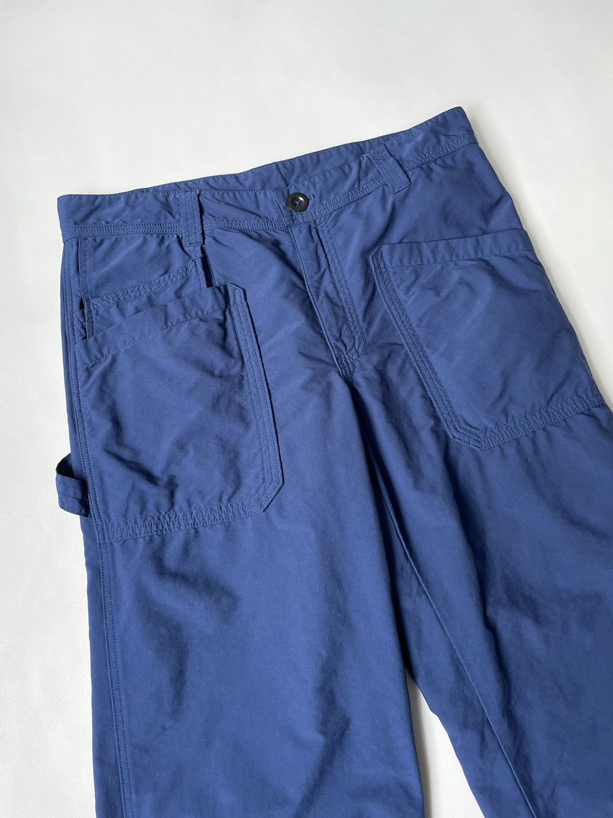 Comme des Garcons × Dover Street Market Blue Nylon Utility Trousers Size US 36 / EU 52 - 6 Thumbnail