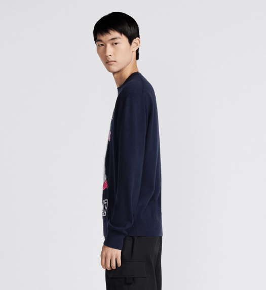 Dior o1w1db11225 483M64 Bobby Sweater in Blue Size US L / EU 52-54 / 3 - 5 Thumbnail