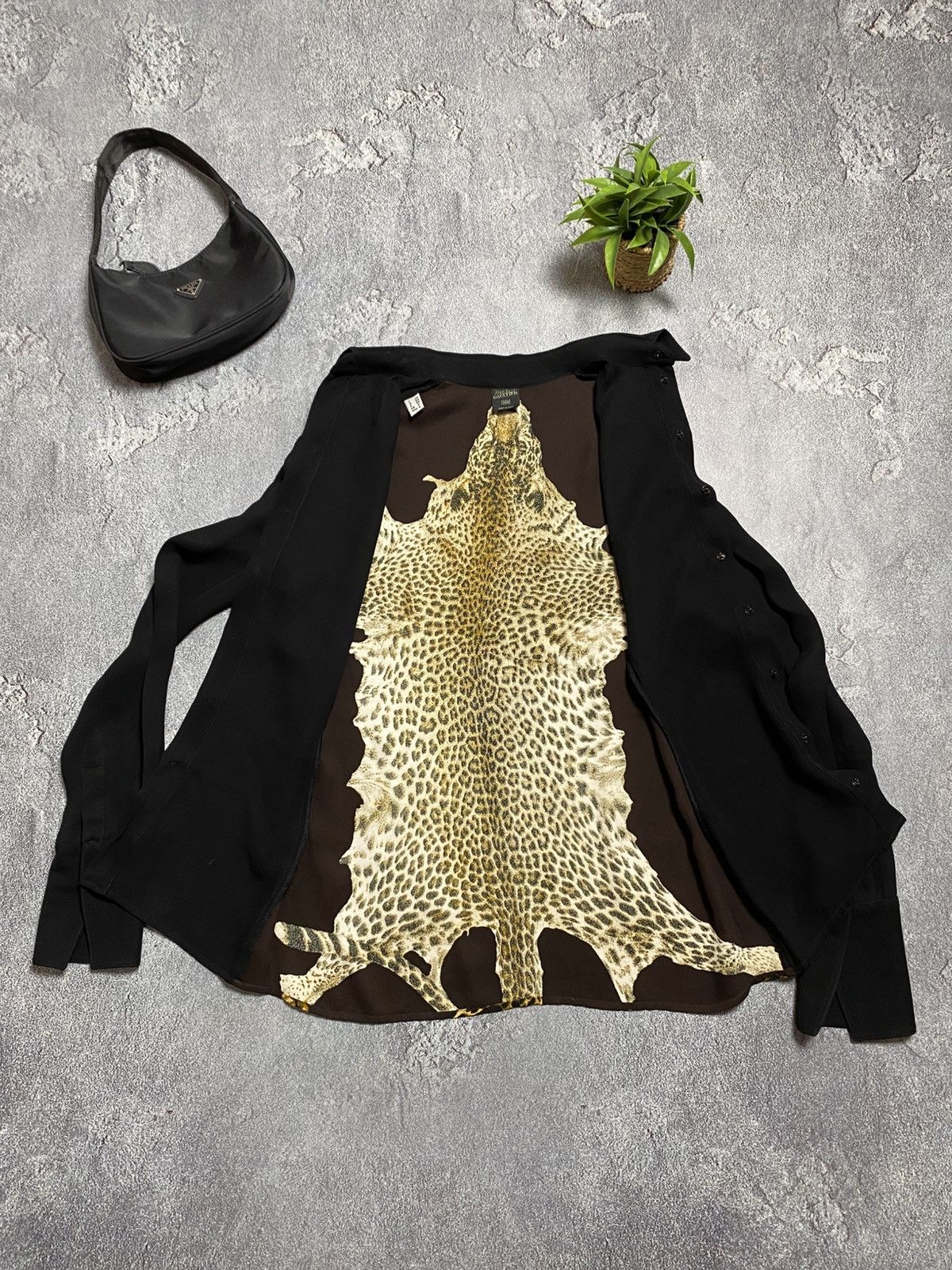 Jean Paul Gaultier Jean Paul Gaultier Blouse Femme Leopard Printed shirt brown Size M / US 6-8 / IT 42-44 - 8 Thumbnail