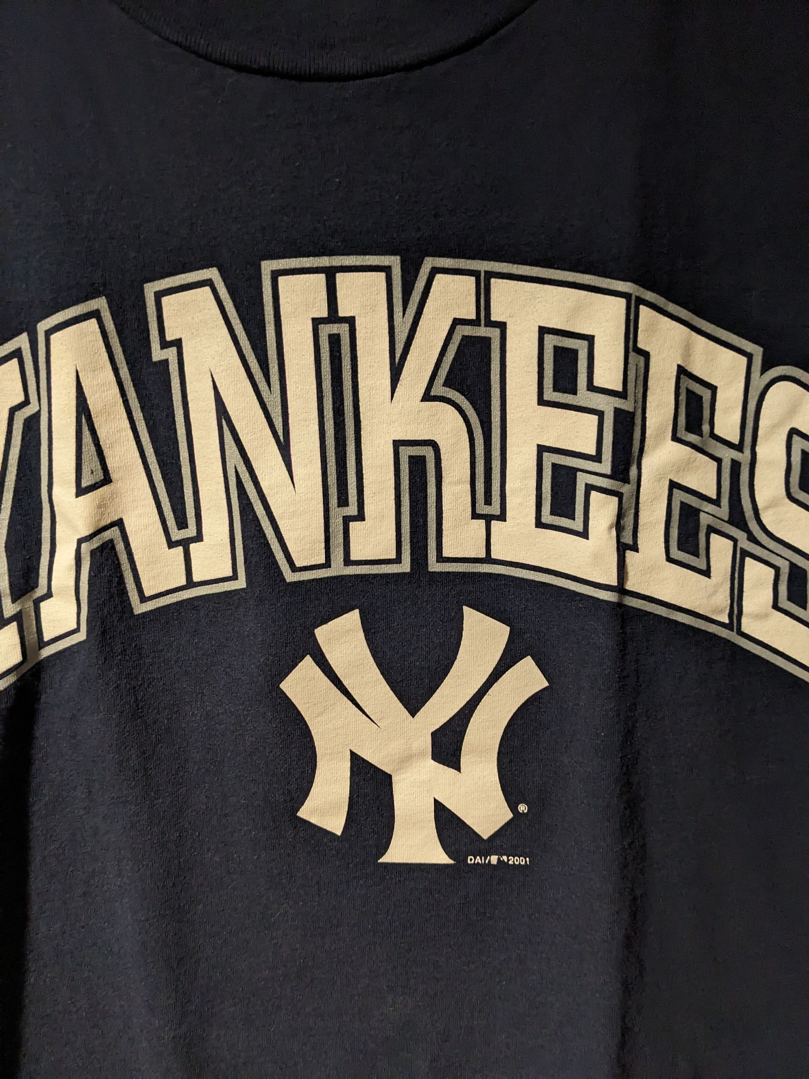 MLB × Vintage Vintage 2001 New York Yankee MLB Baseball Jeter T-Shirt Size US L / EU 52-54 / 3 - 2 Thumbnail