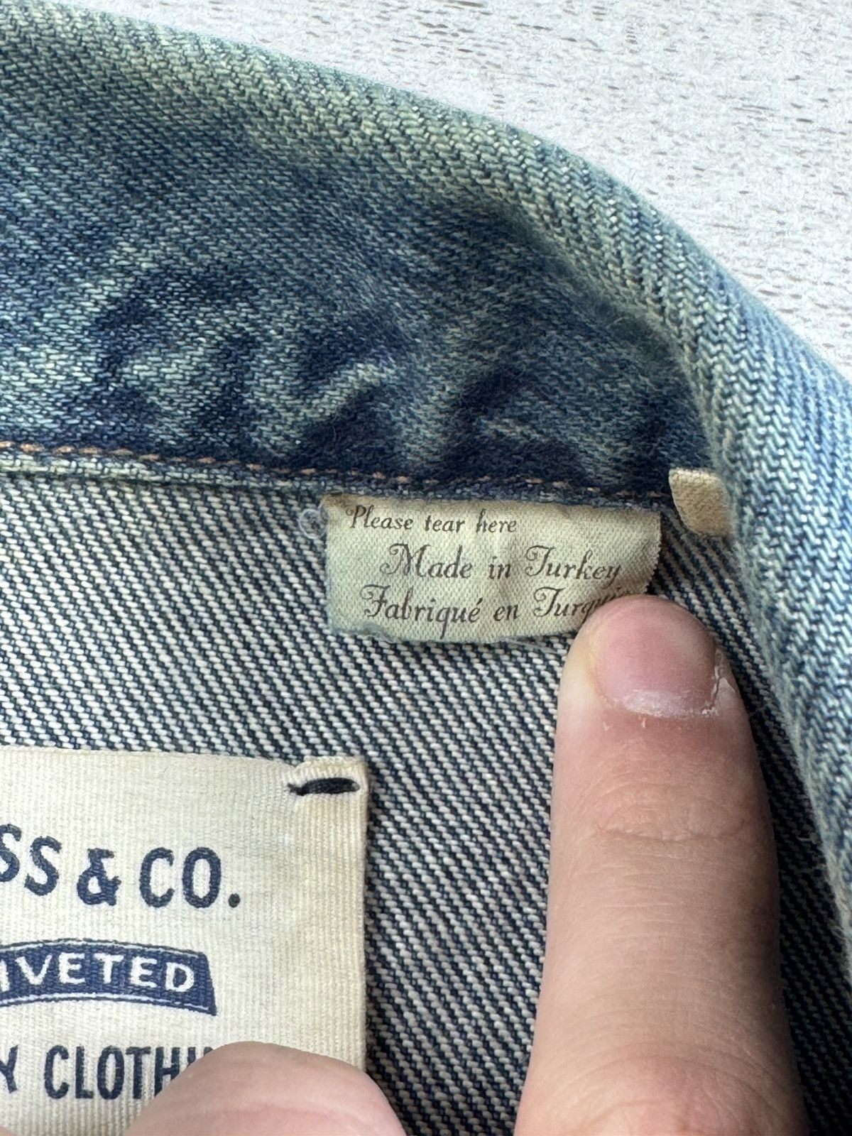 Levi's Made & Crafted Levis Made Crafted Pleated Front Type Work Blue Men’s Trucker Denim Jeans Jacket Size US M / EU 48-50 / 2 - 11 Thumbnail