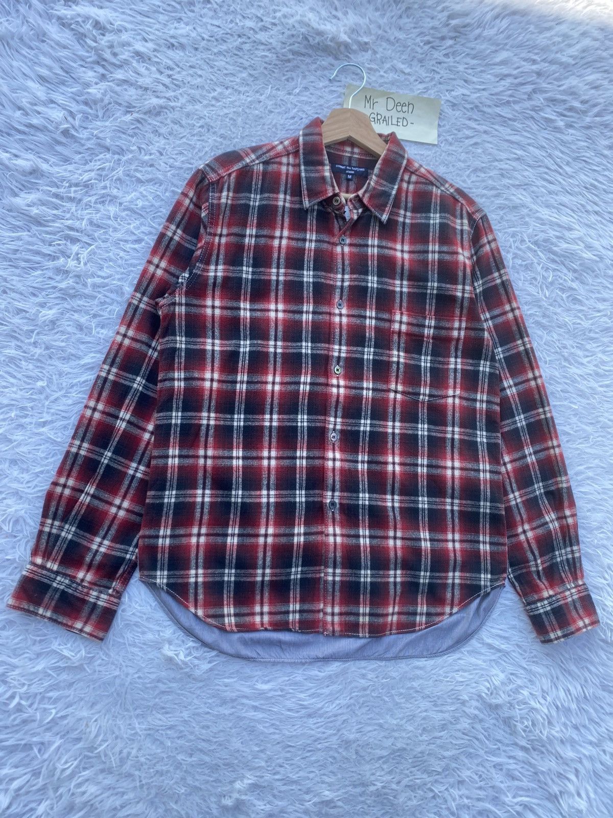 Comme des Garcons Homme Rare Comme Des Garcons Homme Longsleeve Flannel Size US M / EU 48-50 / 2 - 2 Thumbnail