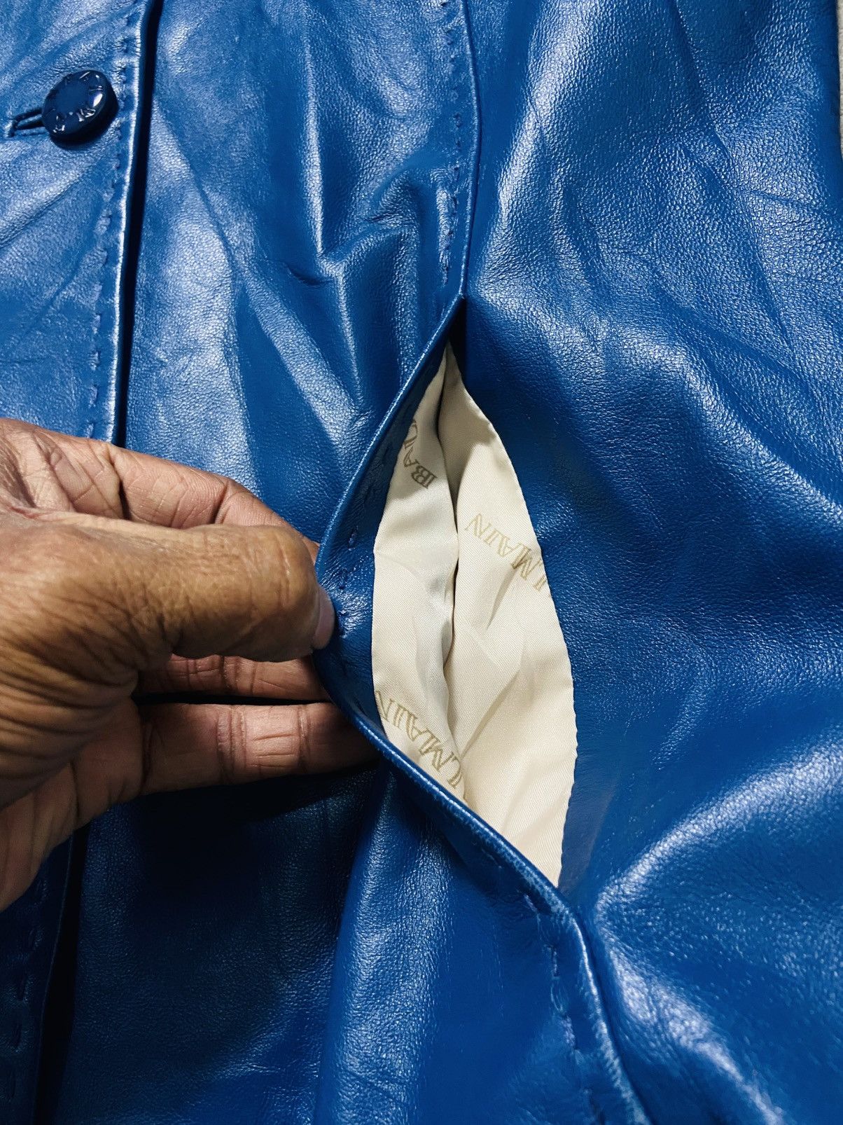 Balmain Vintage Balmain Paris Sheepskin Leather Jacket Coat Size S / US 4 / IT 40 - 10 Thumbnail