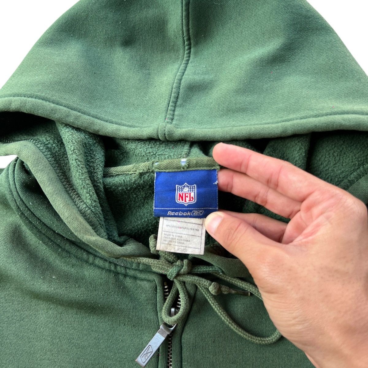 NFL × Reebok × Vintage Vintage NFL Packers Hoodie Sweatshirt Size L Size US L / EU 52-54 / 3 - 7 Thumbnail