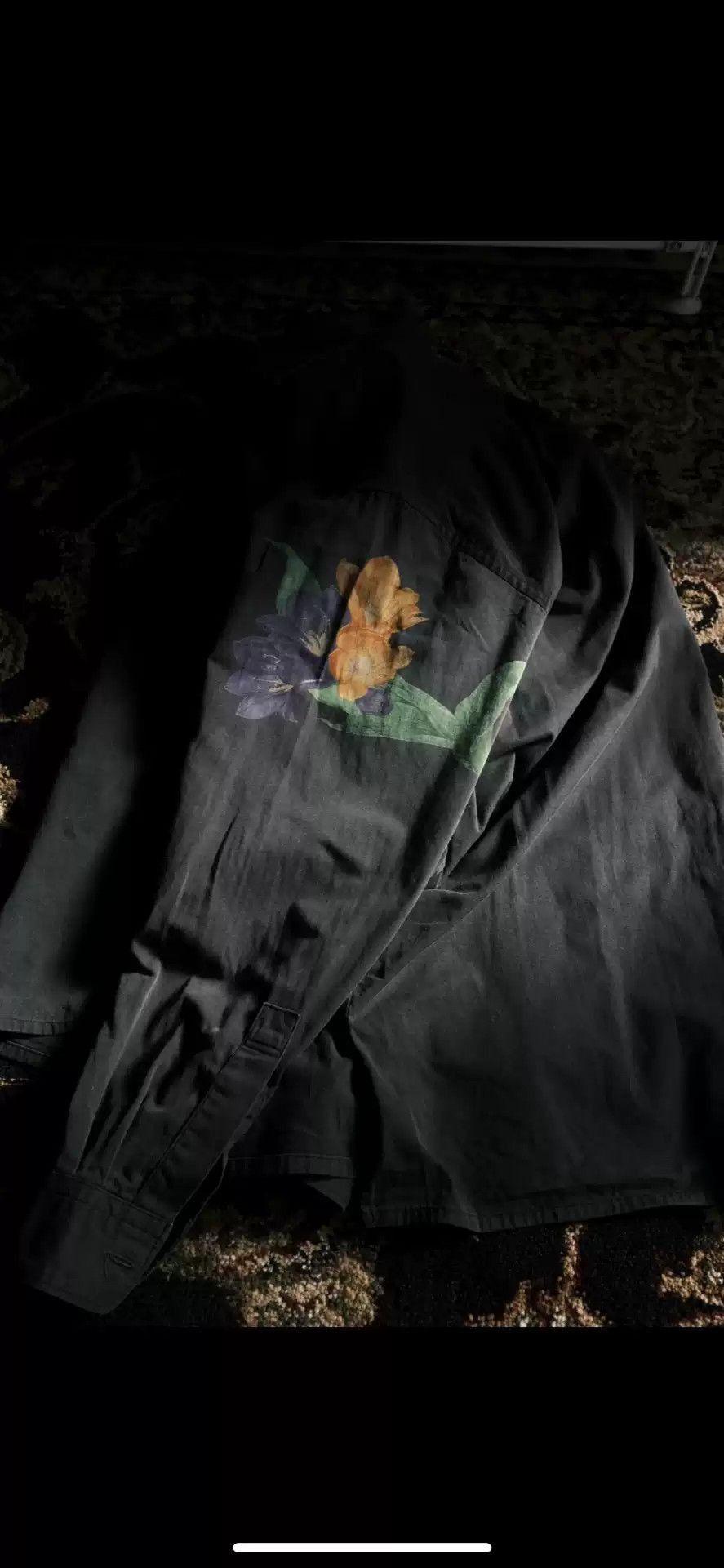 Yohji Yamamoto Yohji Yamamoto Flower Painted Shirt-2505 Size US L / EU 52-54 / 3 - 4 Thumbnail