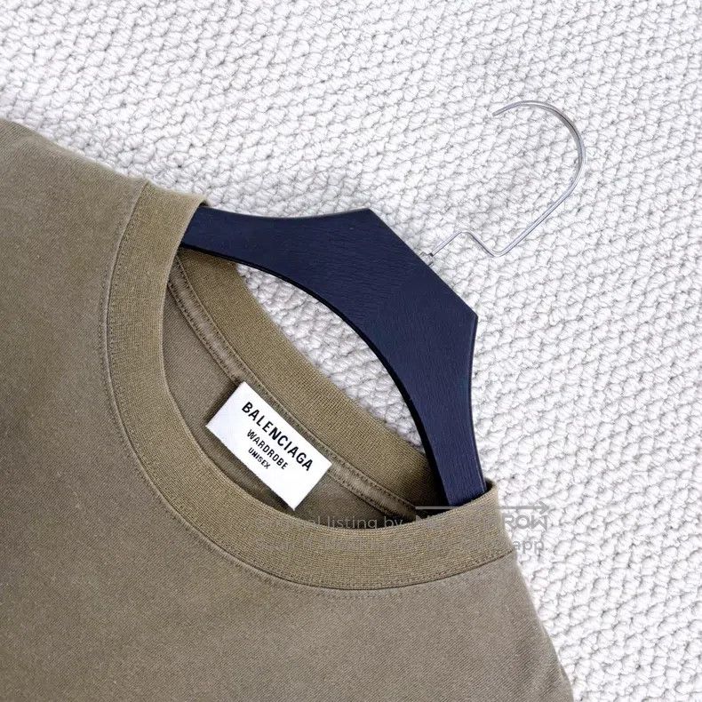 Balenciaga Balenciaga Green/Olive Embroidered Front and Back Wave Coc Size US M / EU 48-50 / 2 - 3 Thumbnail