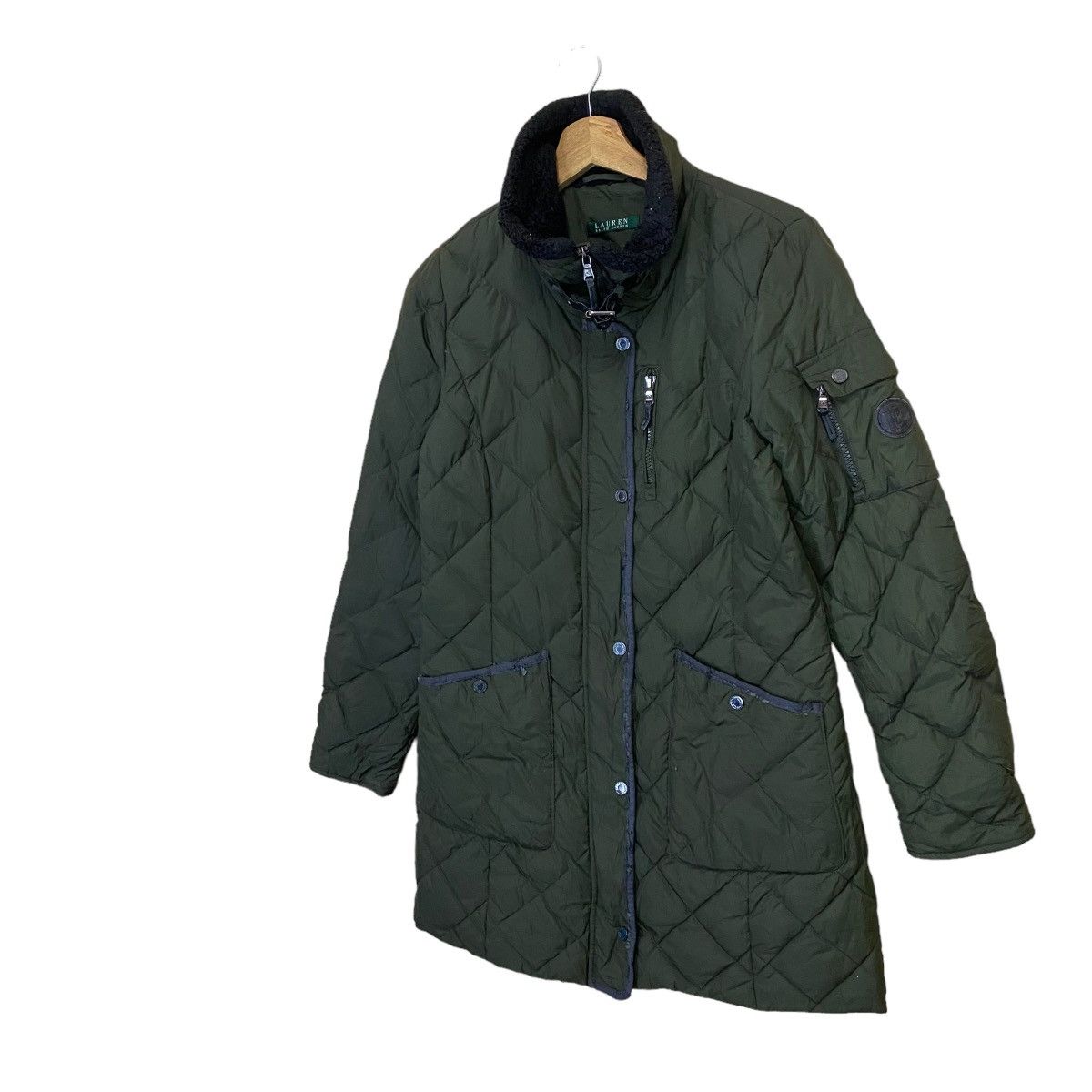 Polo Ralph Lauren Polo Ralph Lauren Poly Quilted Coat Size Small Size US L / EU 52-54 / 3 - 3 Thumbnail
