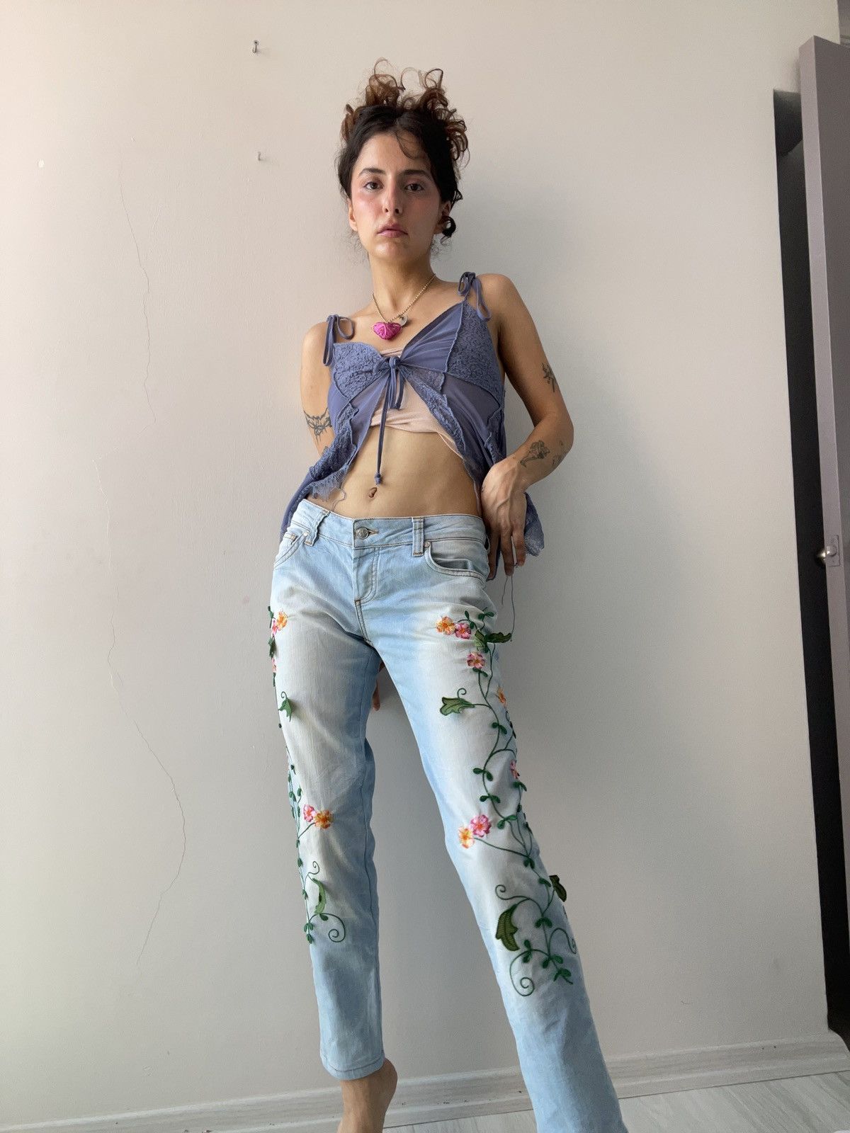 Vintage Parisian jean Size 24" / US 00 / IT 34 - 1 Thumbnail