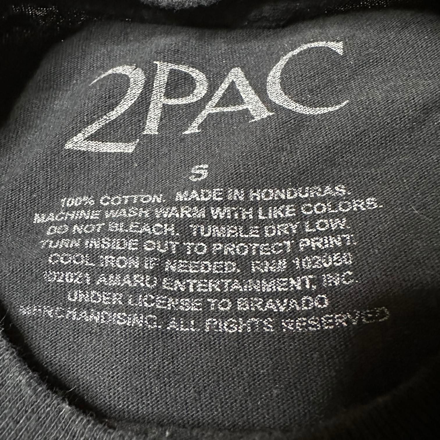 Rap Tees Tupac Shakur All Eyez On Me Graphic T-Shirt Black Unisex S Size US S / EU 44-46 / 1 - 7 Thumbnail