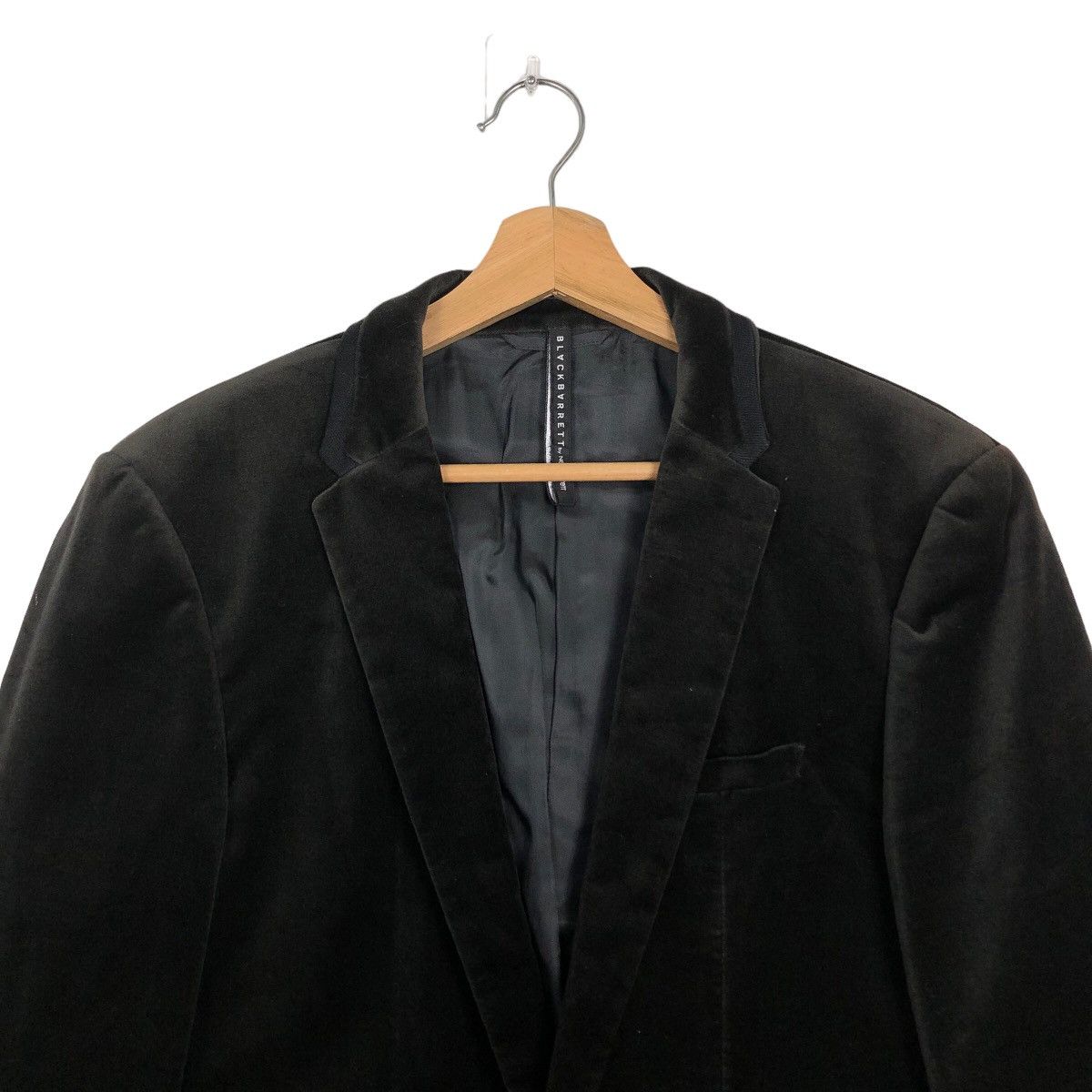 Black Barrett 90’s Black Barrett Neil Barrett Velvet Jacket Double Breast Size US M / EU 48-50 / 2 - 3 Thumbnail