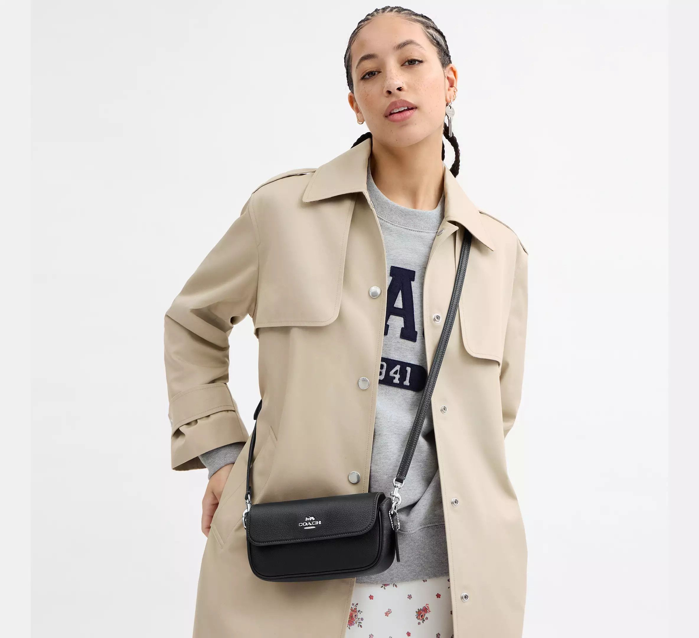 Coach Hailey Flap Bag CAN72 Size ONE SIZE - 6 Thumbnail