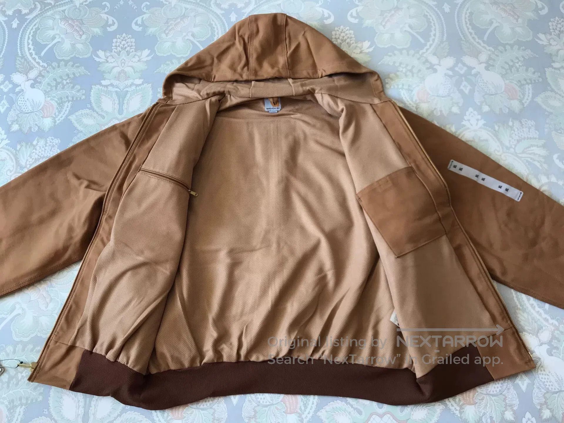 Carhartt Carhartt J131 Brown Hooded Jacket. Size US XL / EU 56 / 4 - 3 Thumbnail