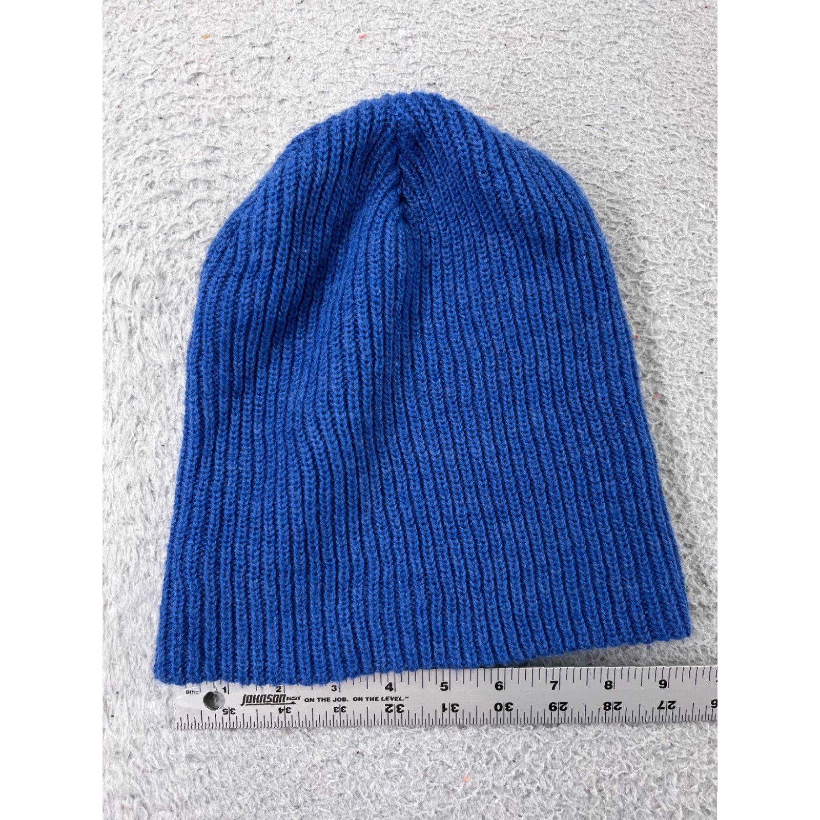 Burton Burton Beanie Hat Adult One Size Blue Knit 100% Acrylic Ski Snowboard Logo Winter Casual Mens Size ONE SIZE - 3 Thumbnail