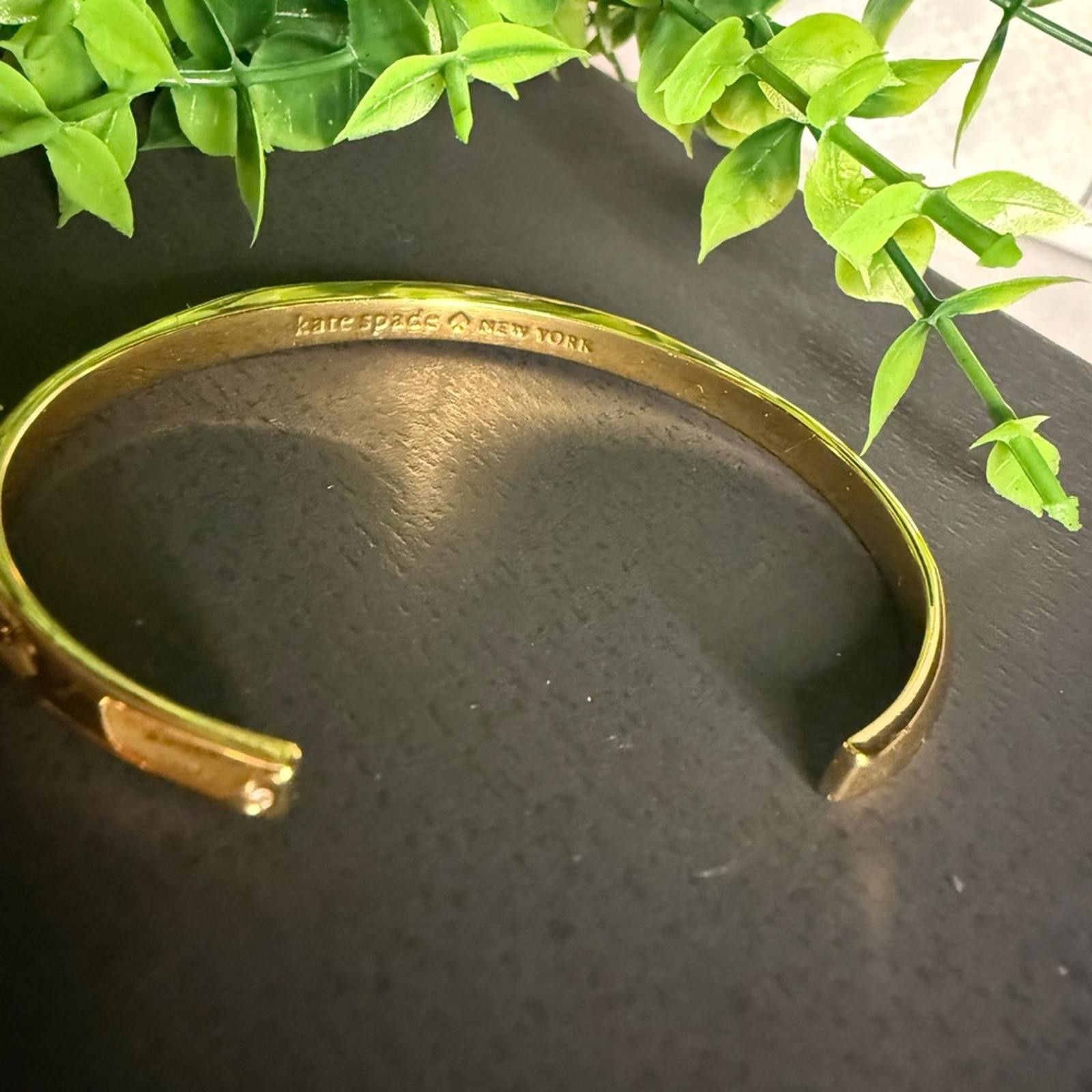 Kate Spade Kate Spade New York Raise The Bar Clear Gold Cut Bracelet Size ONE SIZE - 4 Thumbnail