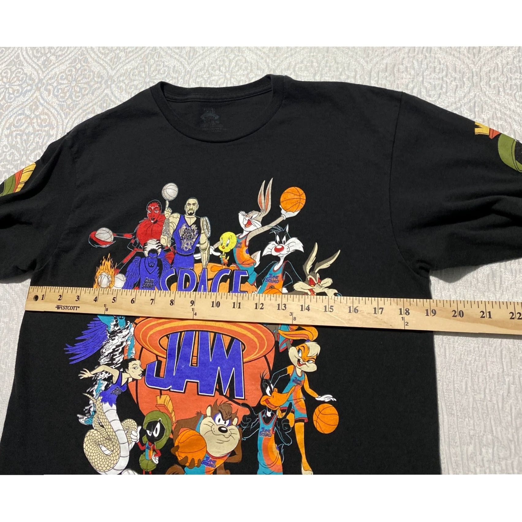 Vintage Space Jam A New Legacy Mens M Black Long Sleeve Graphic T-Shirt Looney Tunes Size US M / EU 48-50 / 2 - 5 Thumbnail