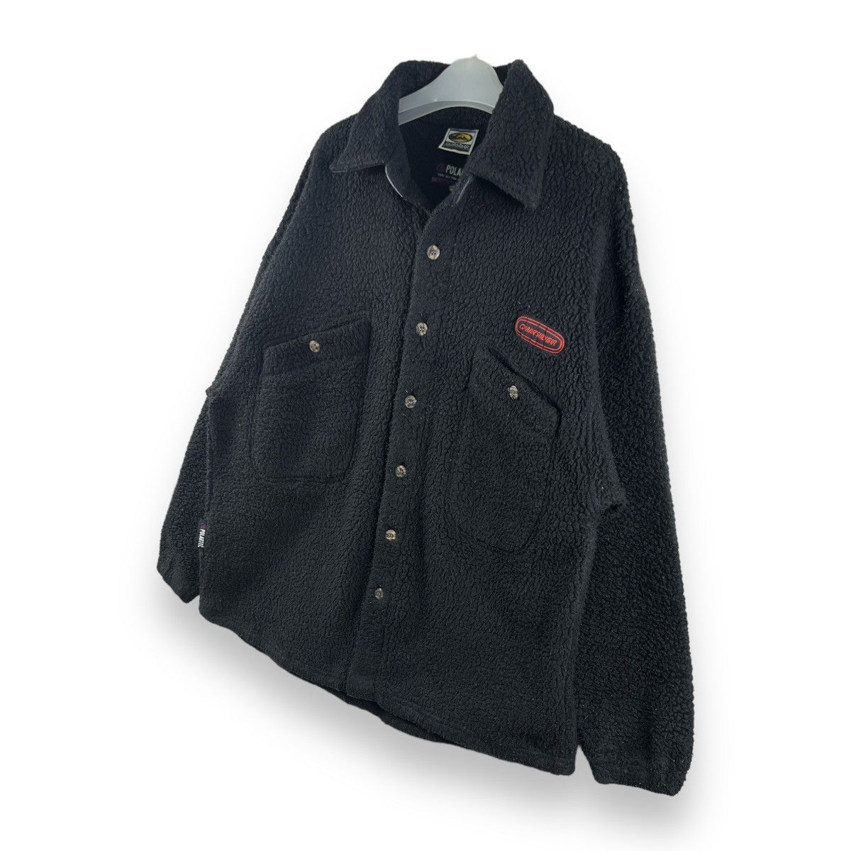 Quiksilver 🔥 VINTAGE SURF QUIKSILVER POLARTEC FLEECE BUTTON JACKET Size US M / EU 48-50 / 2 - 2 Thumbnail