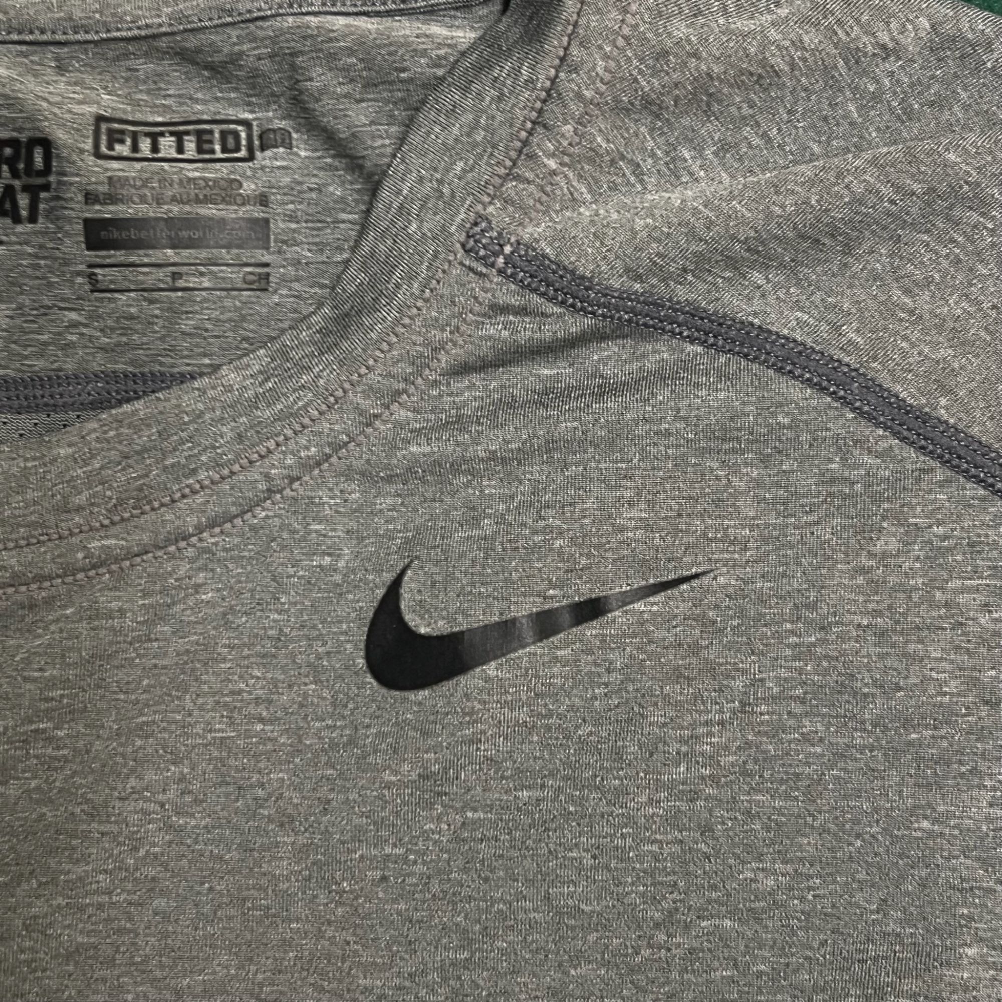 Nike Nike Pro Combat Dri-Fit Sleeveless Top Fitted Gray Small Lig Size US S / EU 44-46 / 1 - 5 Thumbnail