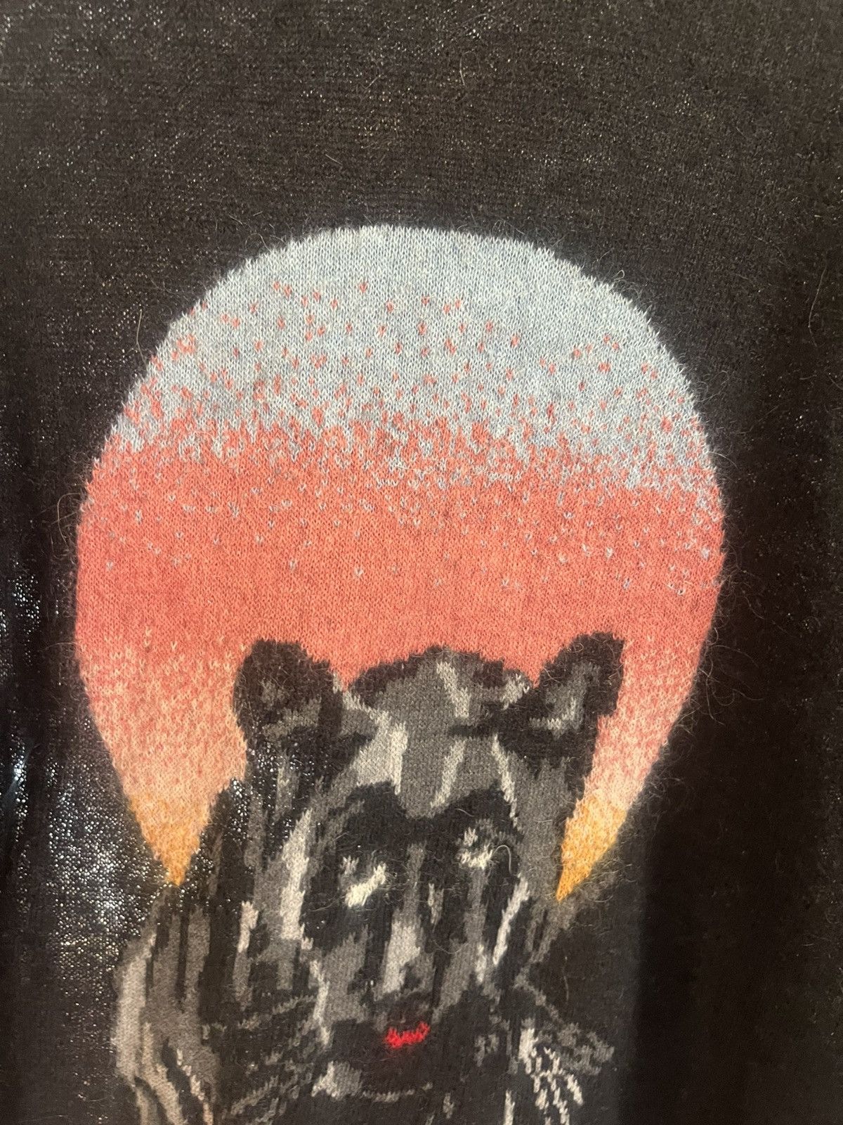 Saint Laurent Paris Saint Laurent black panther sweater large Size US L / EU 52-54 / 3 - 3 Thumbnail
