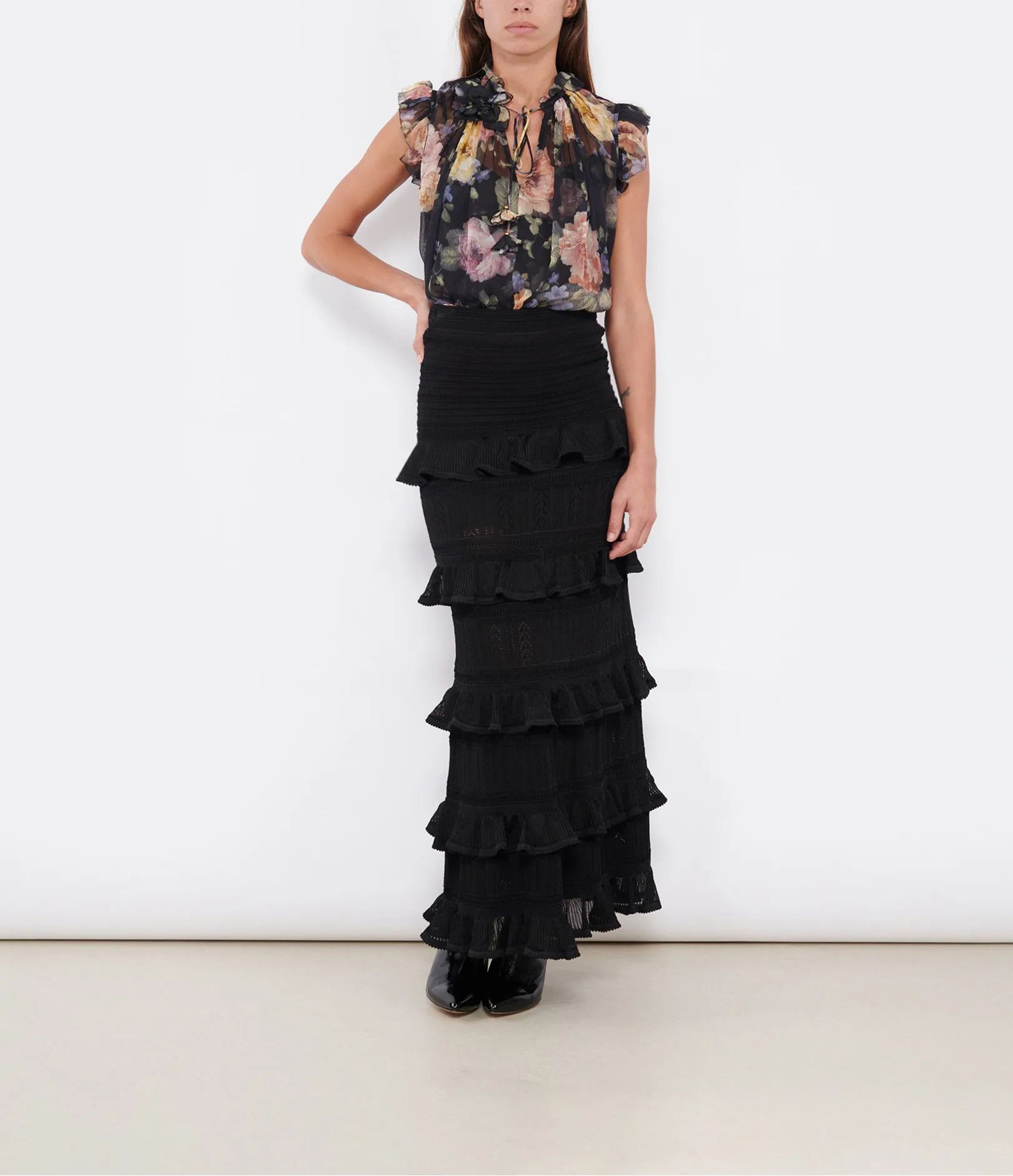 Zimmermann oc11z0325 Luminosity Silk Blouse in Multicolor Size M / US 6-8 / IT 42-44 - 5 Thumbnail