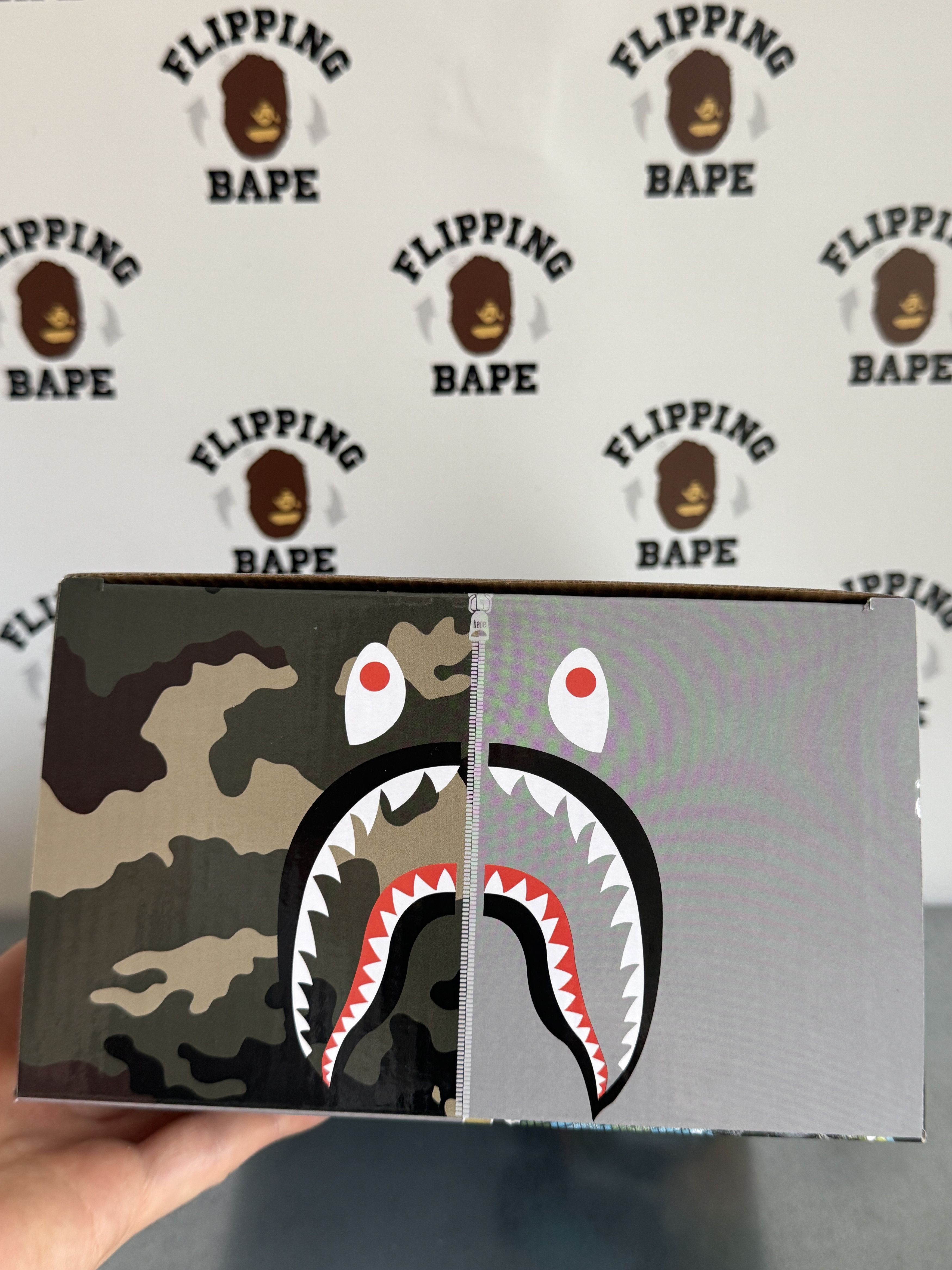 Bape BAPE X MEDICOM LEGACY CAMO SHARK BE@RBRICK 100%&400% Size ONE SIZE - 20 Thumbnail