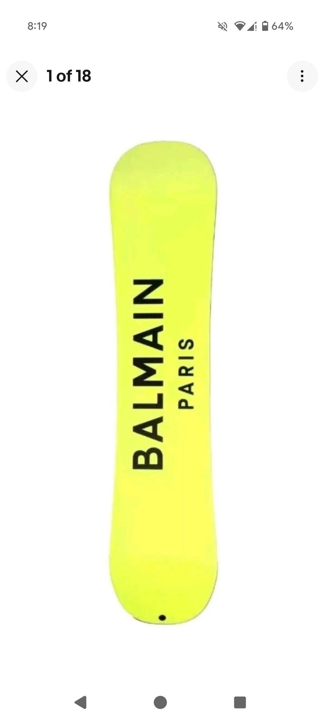 Balmain Balmain x Rossignol Snowboard $5995 RRP Size ONE SIZE - 9 Thumbnail
