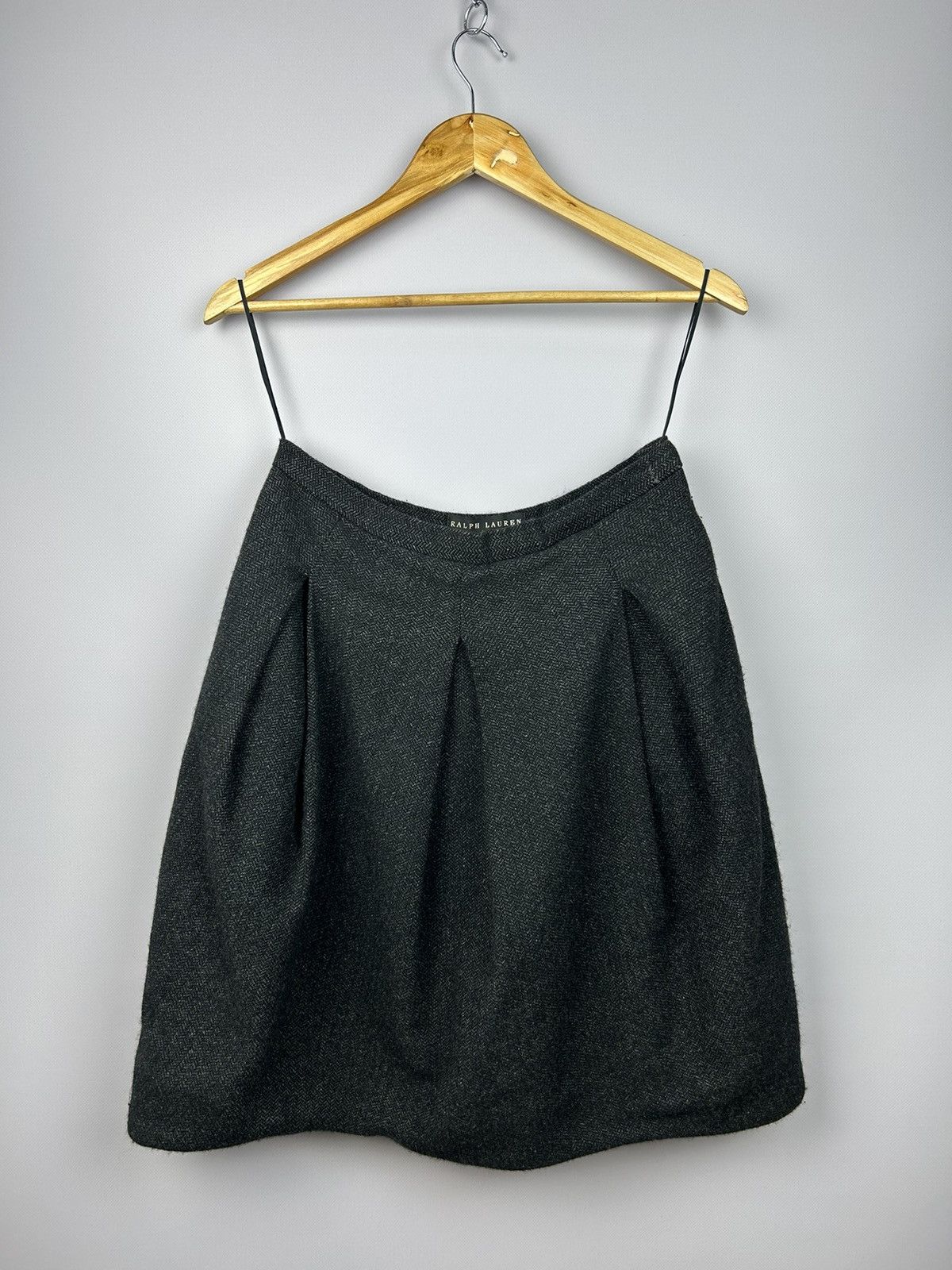 Ralph Lauren Black Label Ralph Lauren Black Label Camel Hair Tweed Balloon Bell Skirt Size 28" / US 6 / IT 42 - 7 Thumbnail