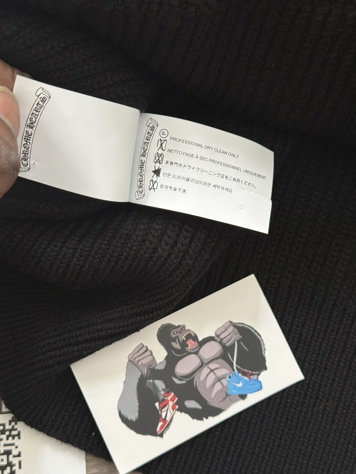 Chrome Hearts Chrome Hearts Y NOT Cemetery Cross Patch Cashmere Zip Up Size US M / EU 48-50 / 2 - 8 Thumbnail