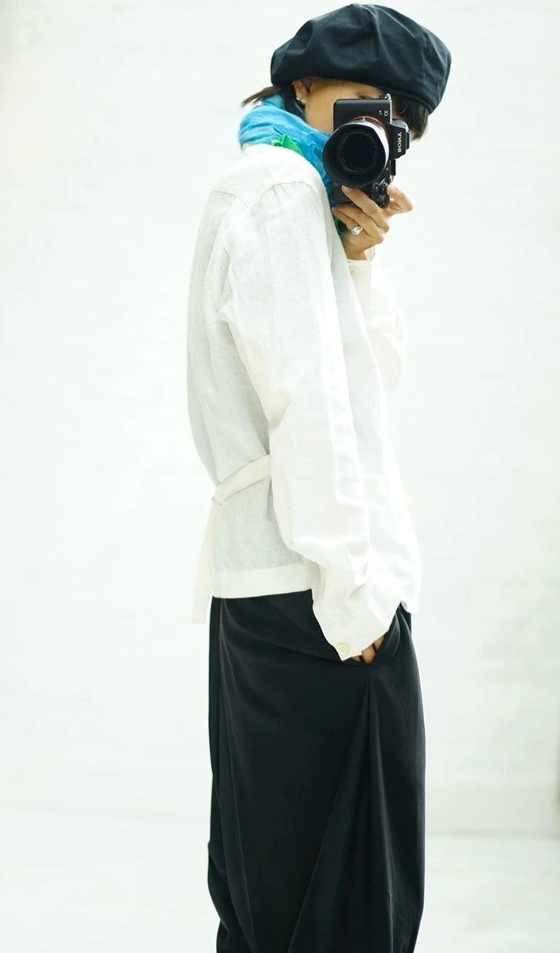 Issey Miyake Issey Miyake size:2 White linen coat Size M / US 6-8 / IT 42-44 - 7 Thumbnail
